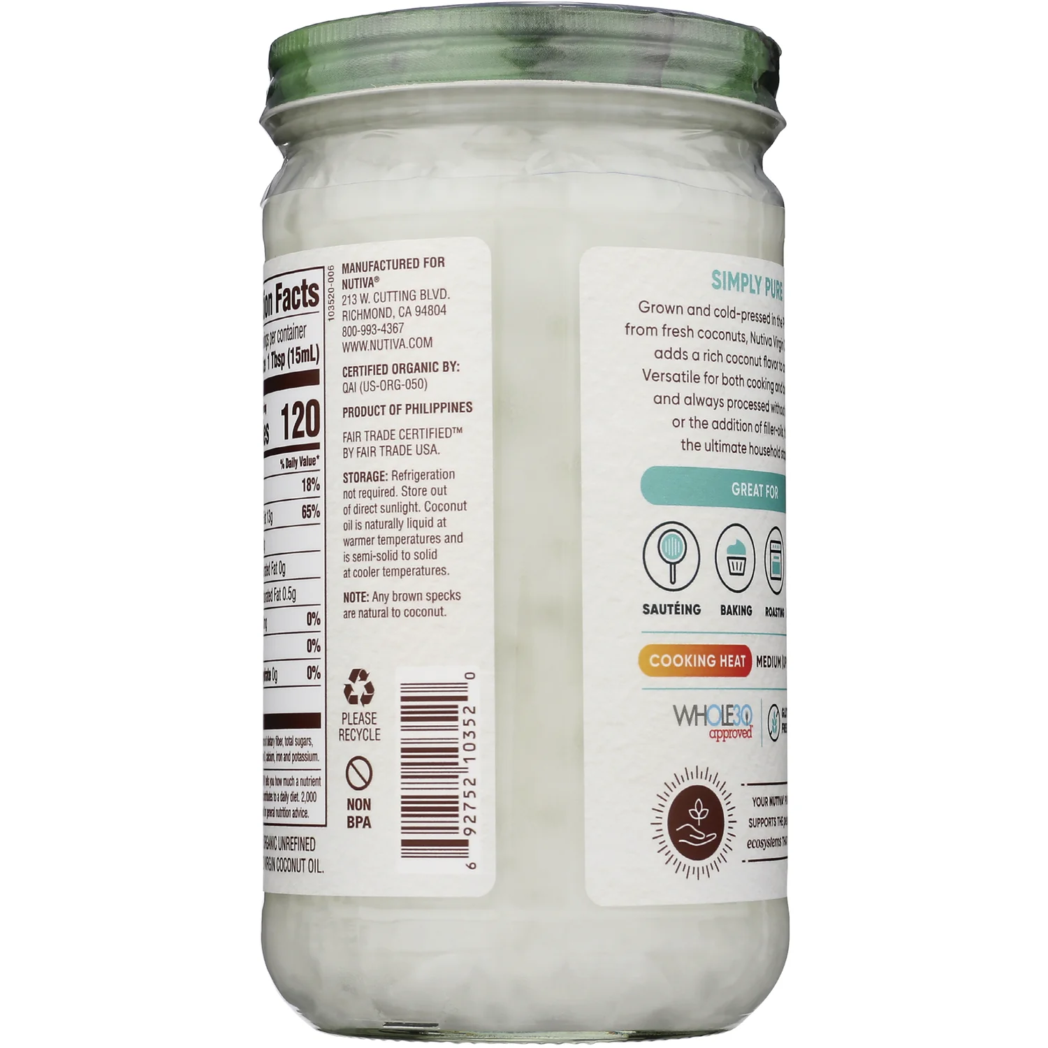 Organic Virgin Coconut Oil - Image 3