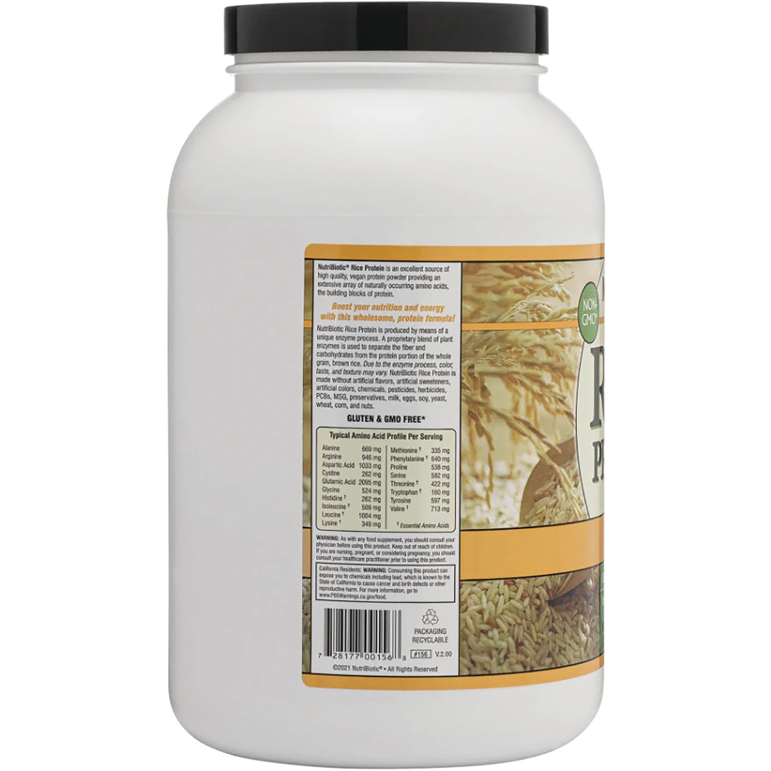 Rice Protein Powder - Vanilla - Image 3