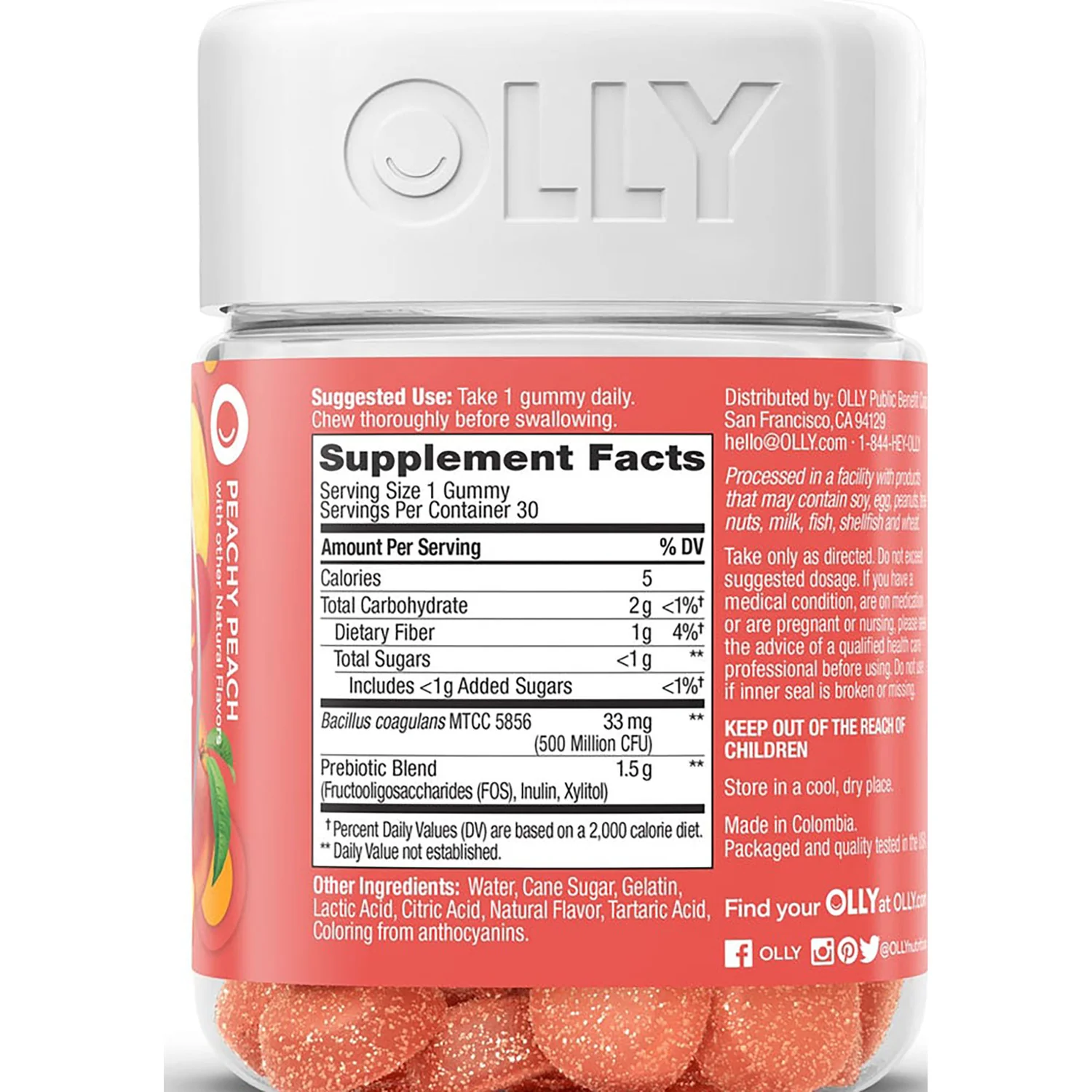 Probiotic + Prebiotic - Peachy Peach - Image 2
