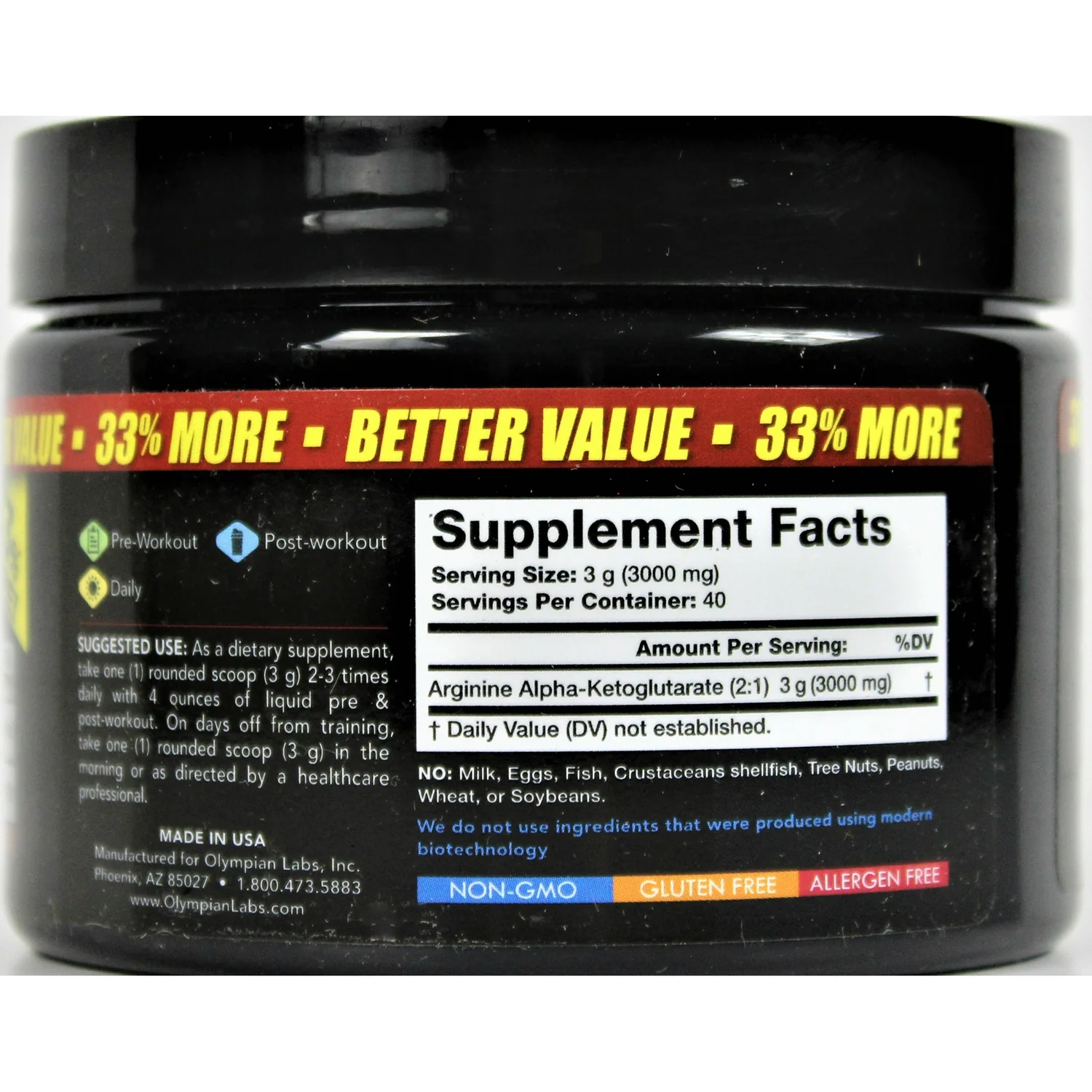 A-AKG Powder - Unflavored - Image 2