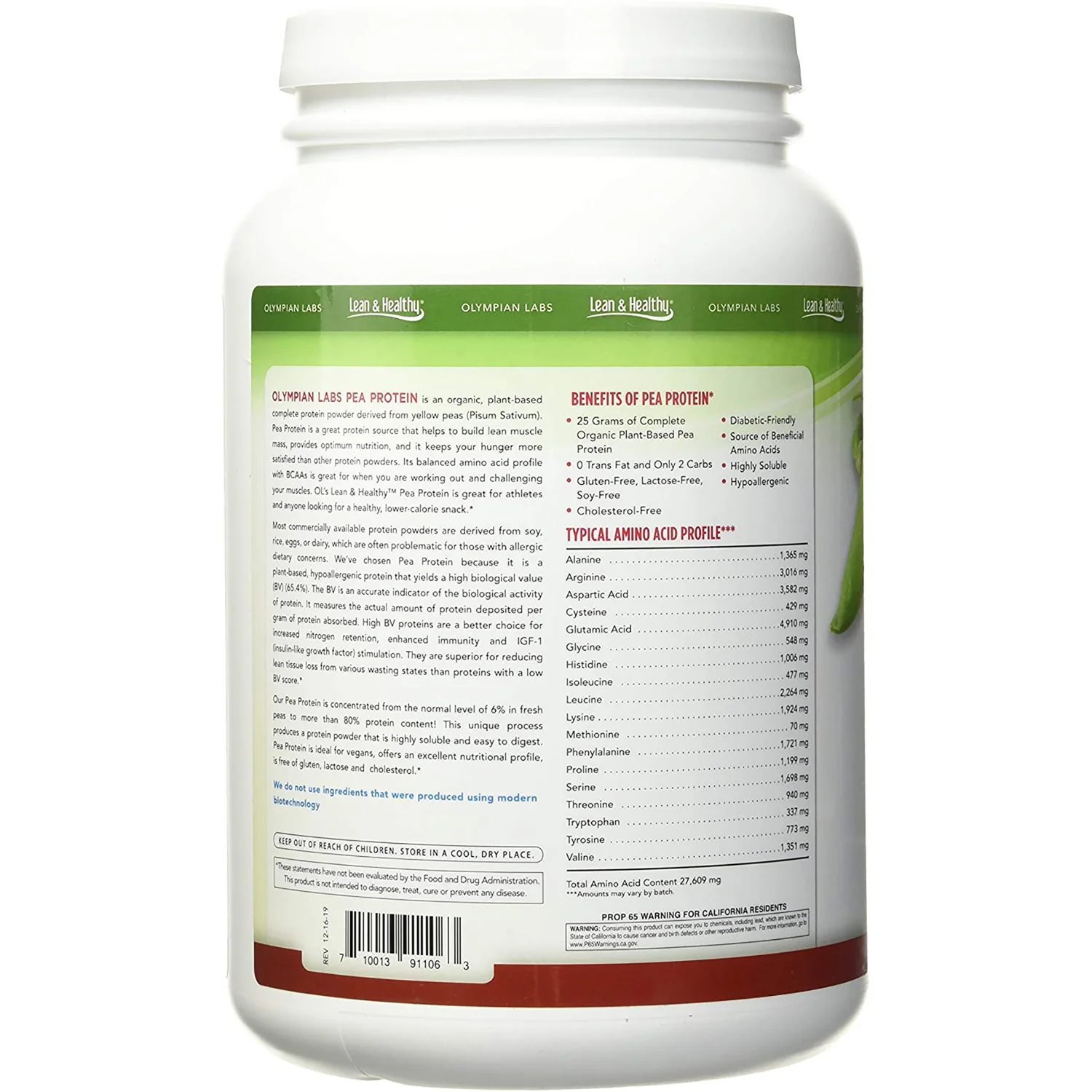 Pea Protein - Vanilla - Image 3