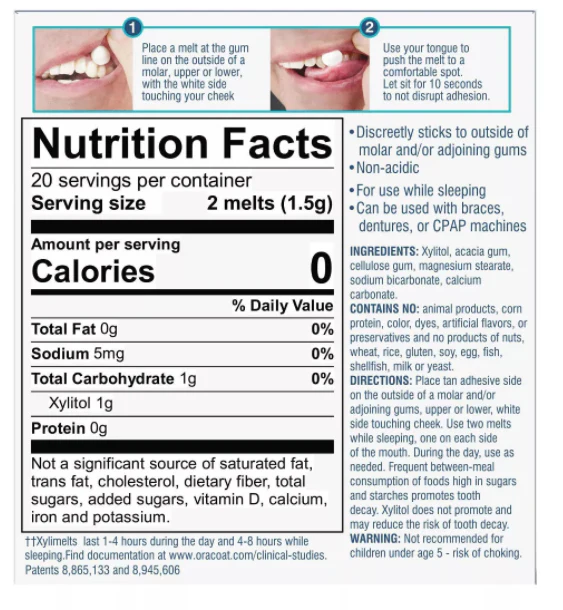 XyliMelts for Dry Mouth - Slightly Sweet - Image 2