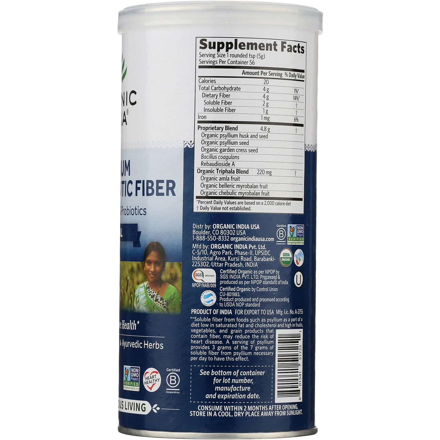 Psyllium Pre & Probiotic Fiber Original - Image 2