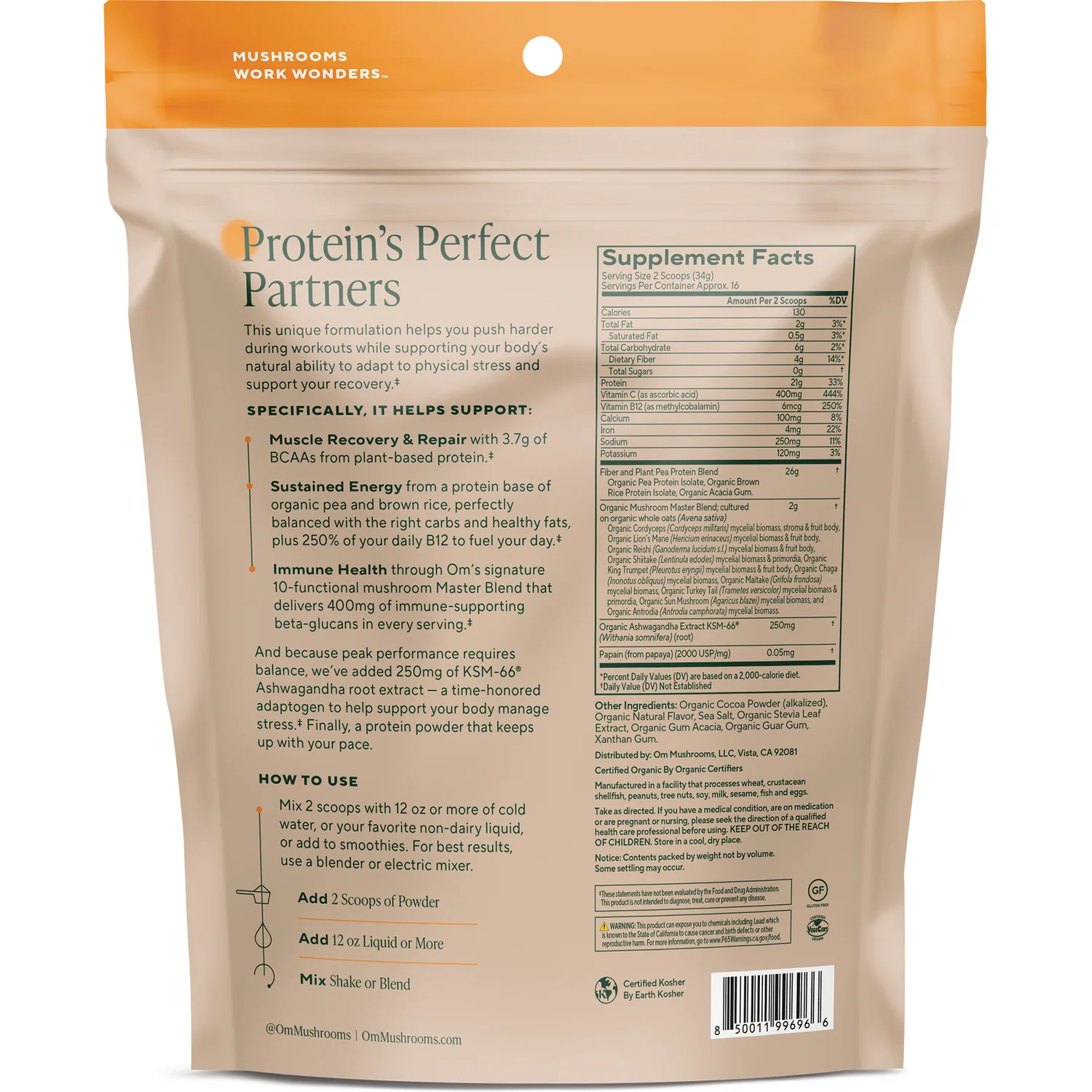 Plant Protein Master Blend - Creamy Chocolate - Image 2