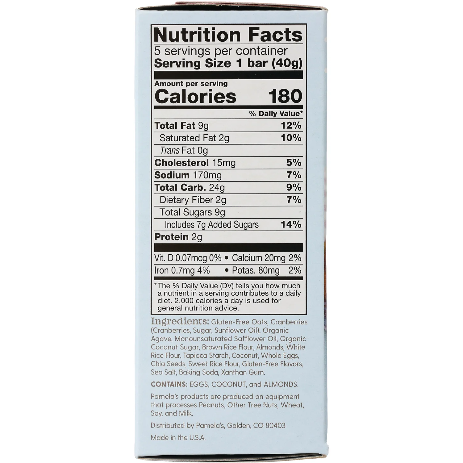 Whenever Bars - Cranberry Almond - Image 2