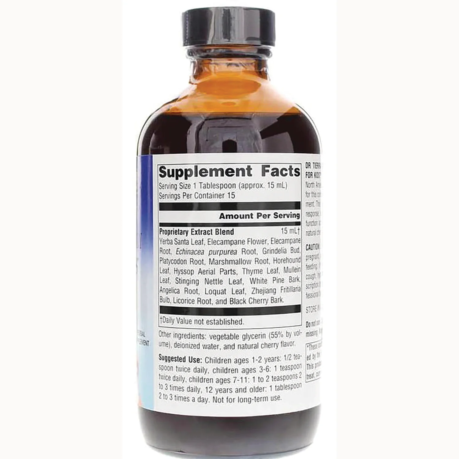 Dr. Tierra's Wild Cherry Bark Syrup - Image 2