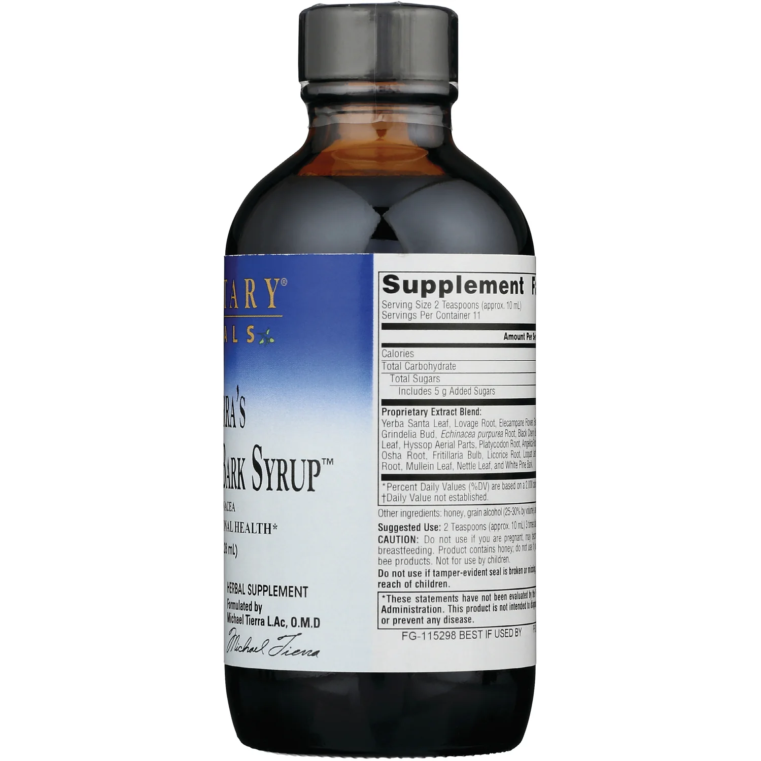 Dr. Tierra's Wild Cherry Bark Syrup - Image 2