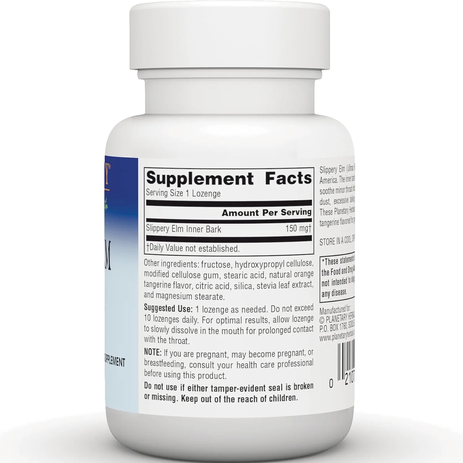 Slippery Elm Lozenges - Tangerine - Image 2