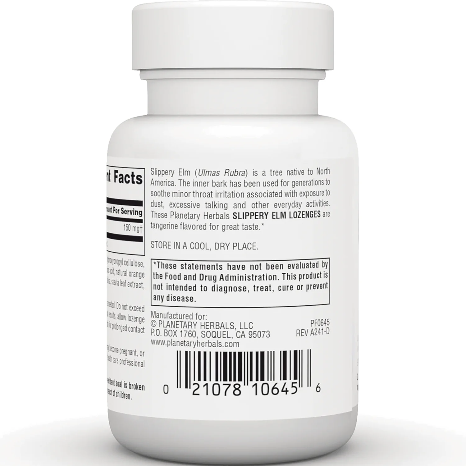 Slippery Elm Lozenges - Tangerine - Image 3