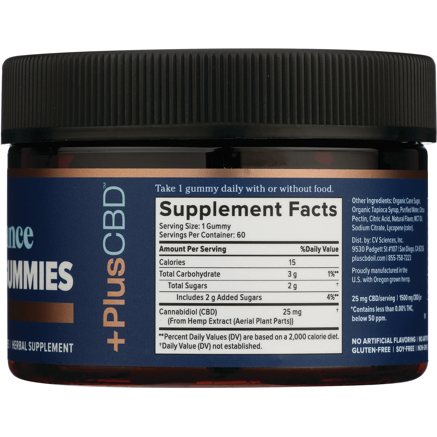 Daily Balance CBD Gummies - Wild Berry - Image 2
