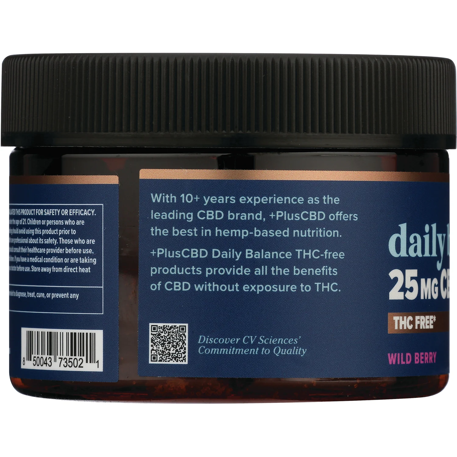 Daily Balance CBD Gummies - Wild Berry - Image 4