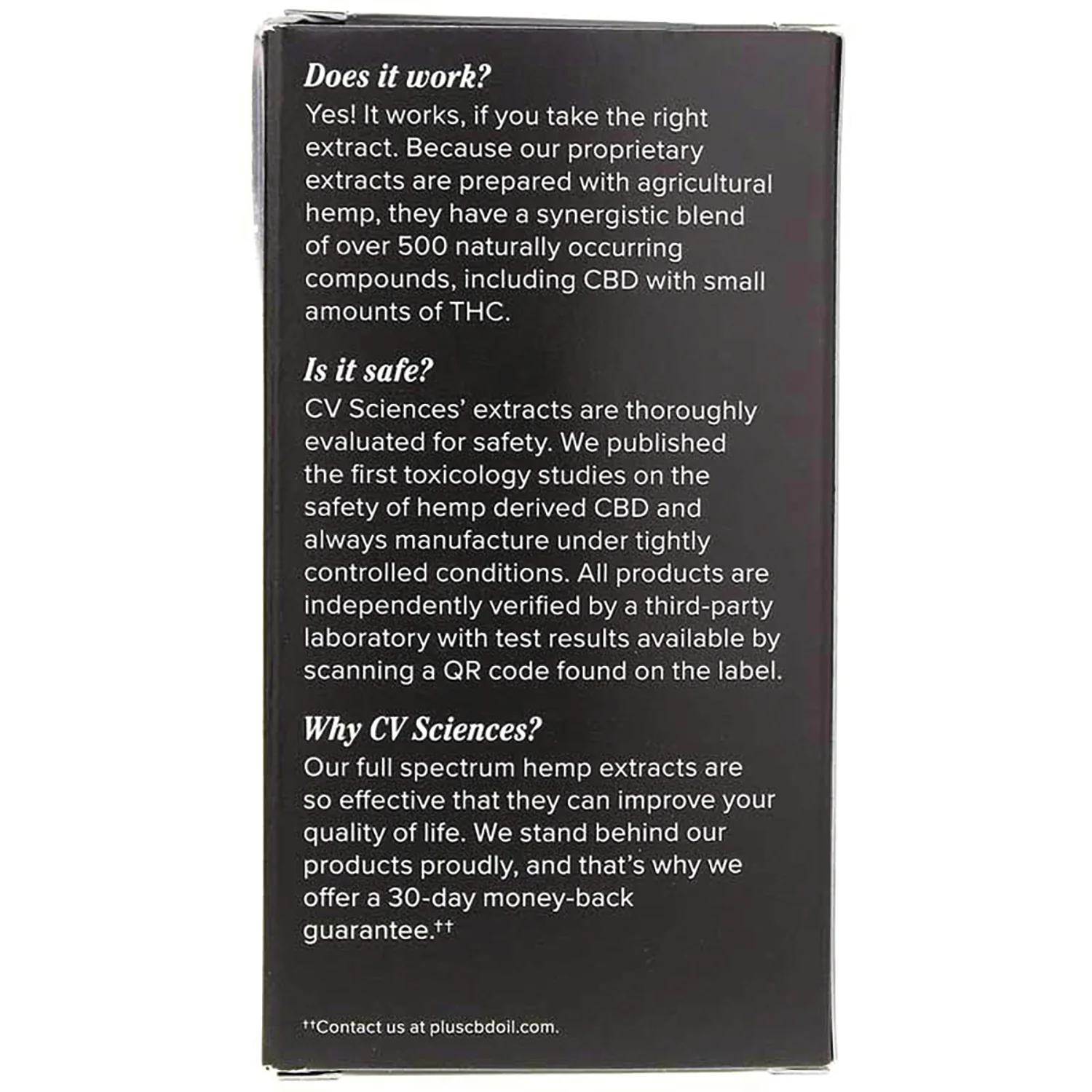Reserve CBD Full Spectrum Hemp Extract - Image 3