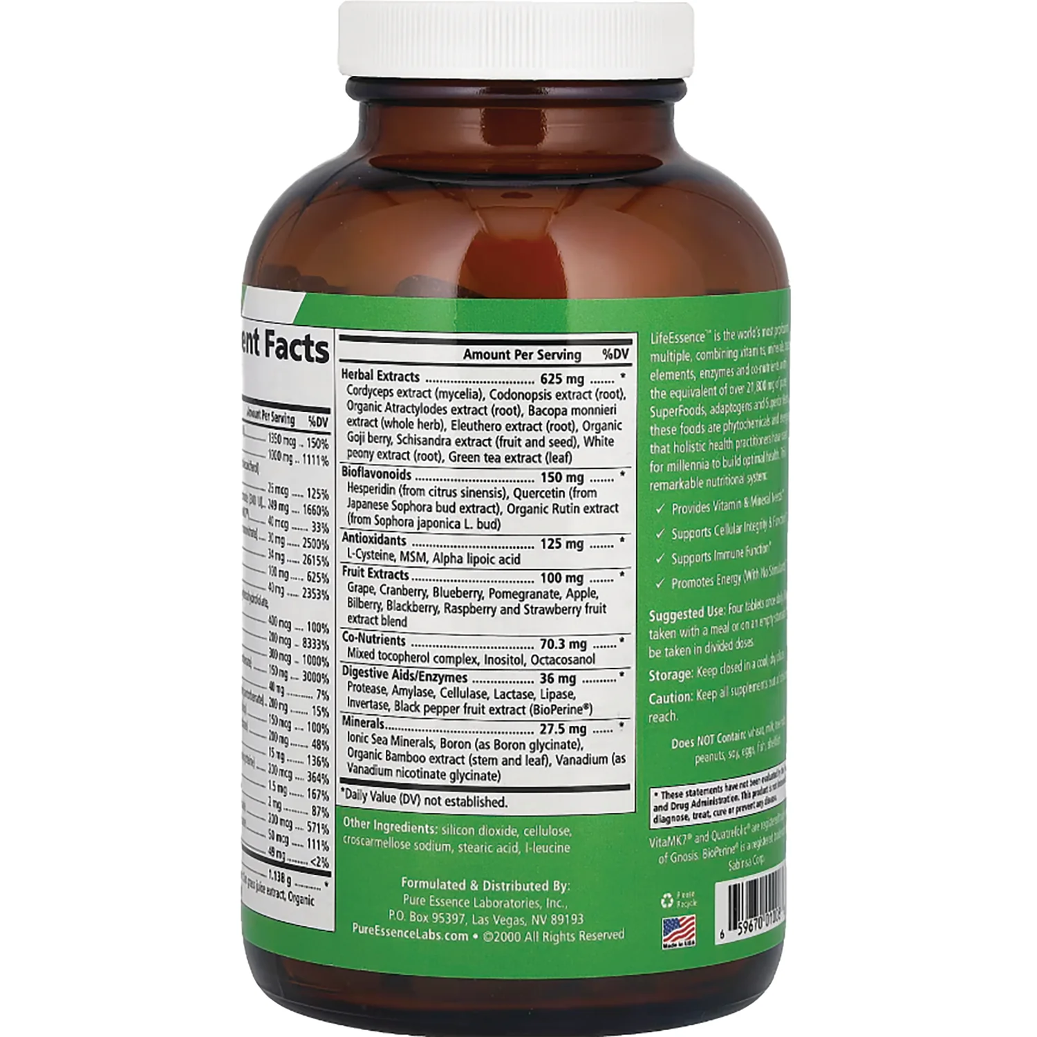 LifeEssence Whole Food Based Multivitamin - Image 3