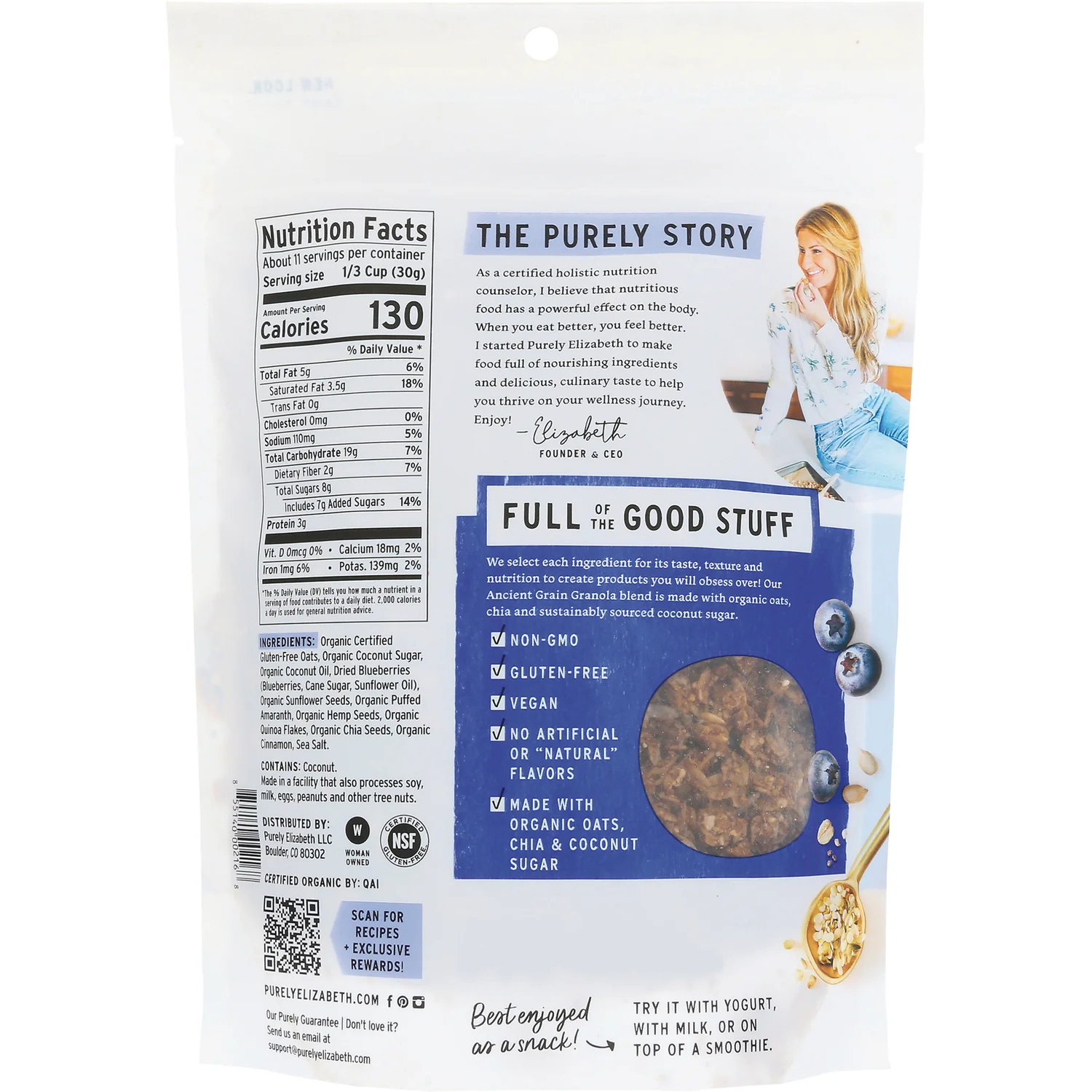 Ancient Grain Granola - Blueberry Hemp - Image 2