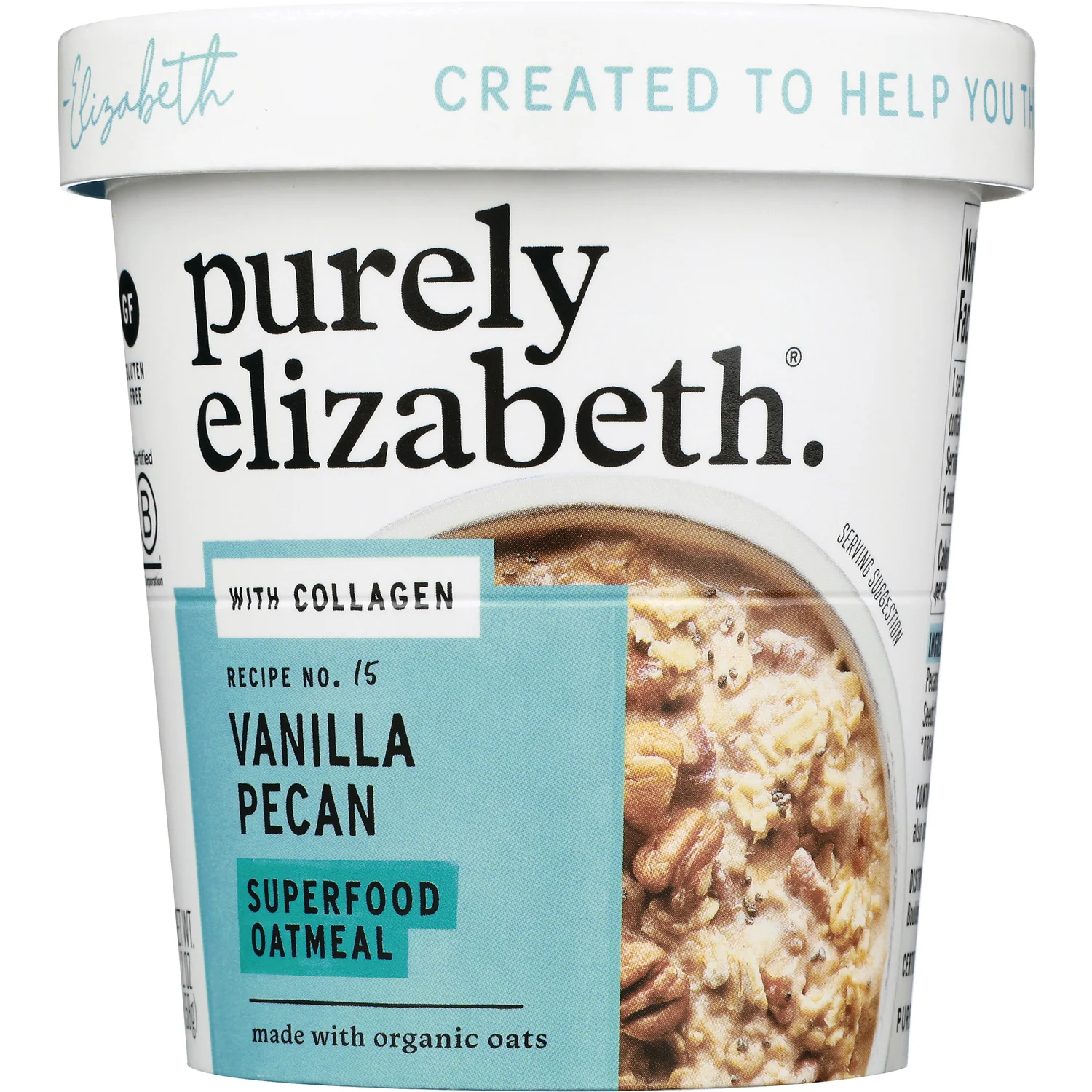 Superfood Oatmeal with Collagen - Vanilla Pecan