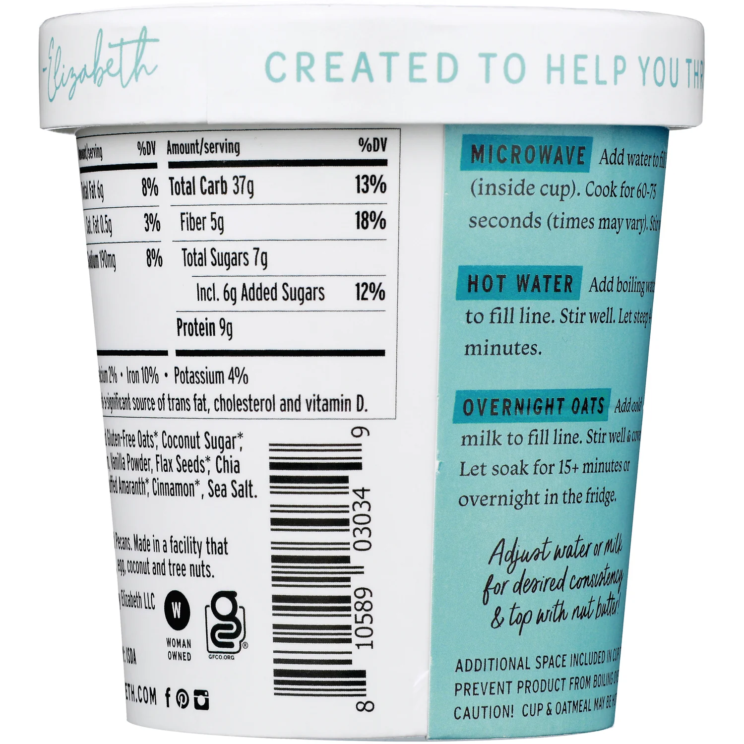 Superfood Oatmeal with Collagen - Vanilla Pecan - Image 3