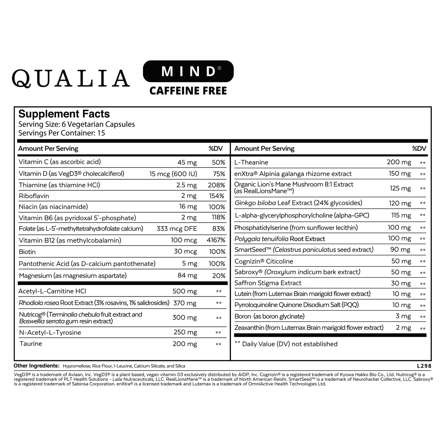 Qualia Mind - Caffeine Free - Image 2
