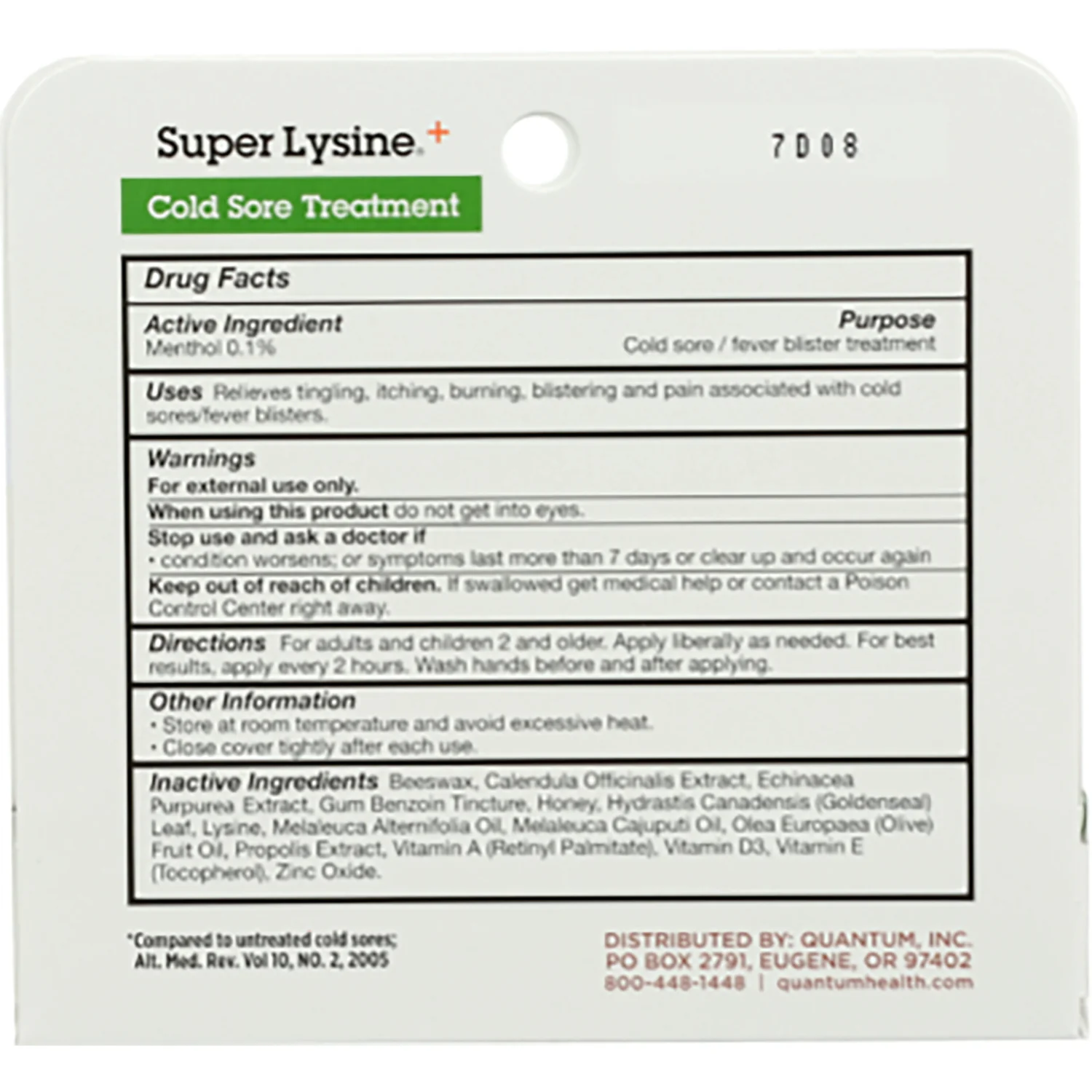 Super Lysine+ Cold Sore Treatment - Image 2