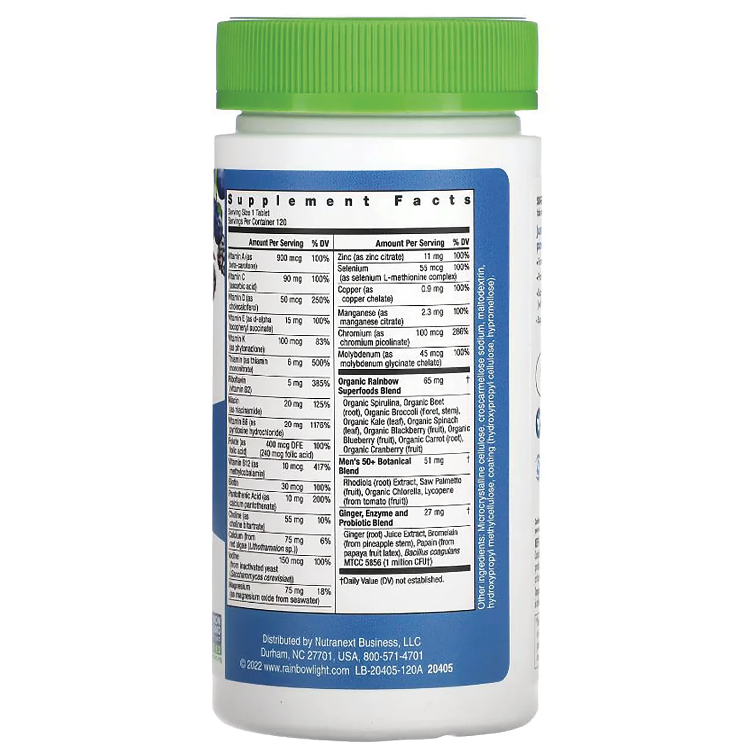 High Potency Men's One 50+ Daily Multivitamin - Image 2