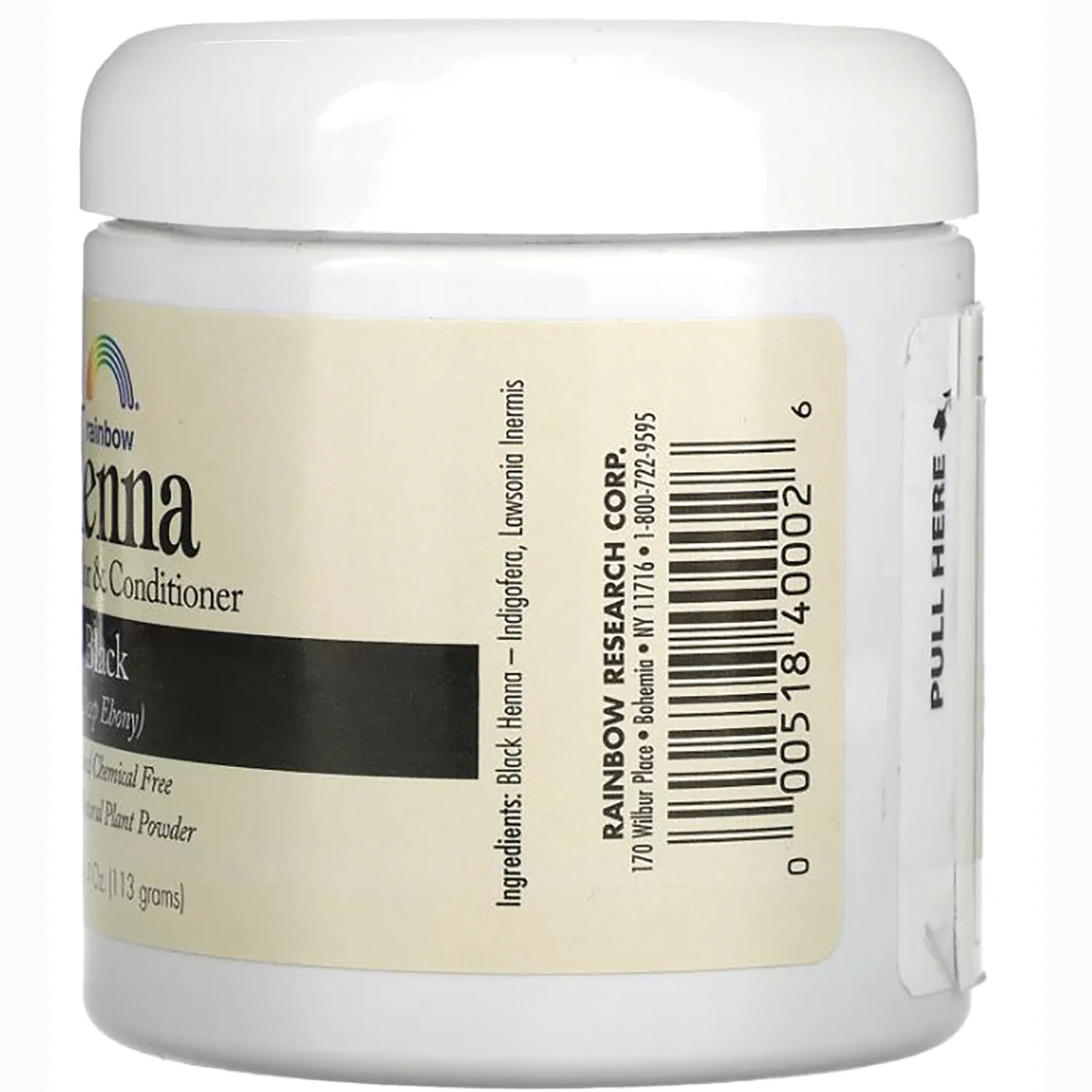 Henna Hair Color & Conditioner - Black (Deep Ebony) - Image 2