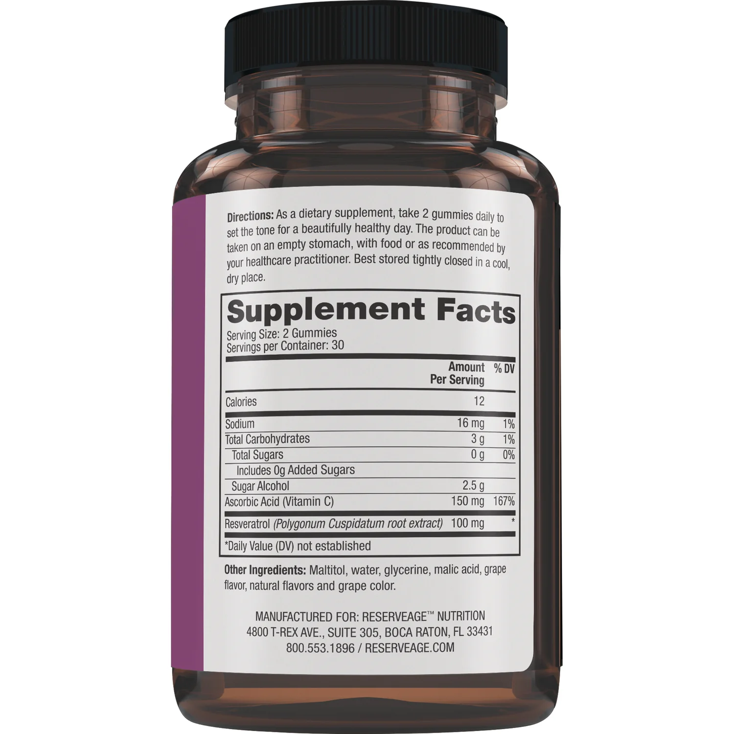 Resveratrol Gummies - Grape - Image 2
