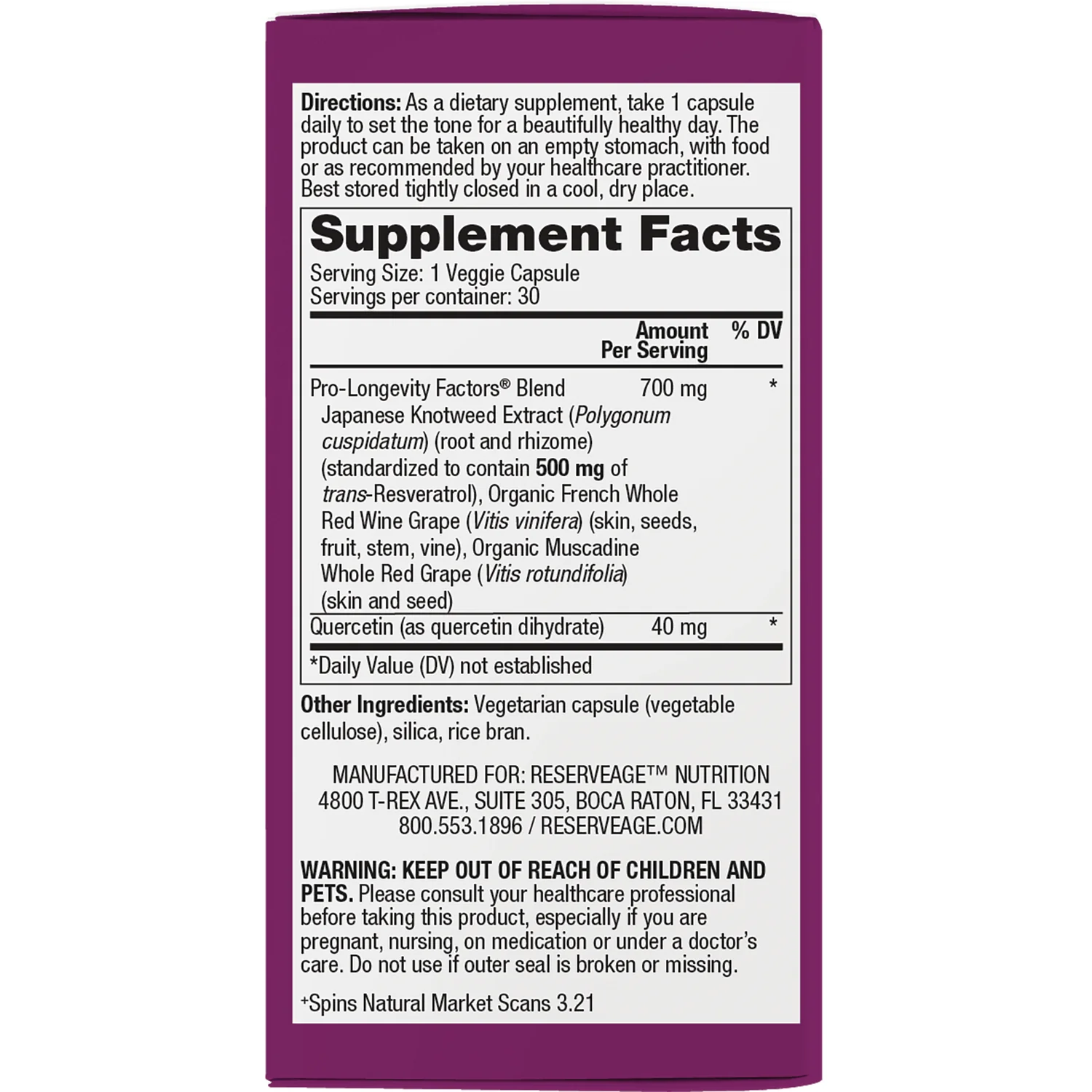Resveratrol 4 Hour Sustained Release - Image 2