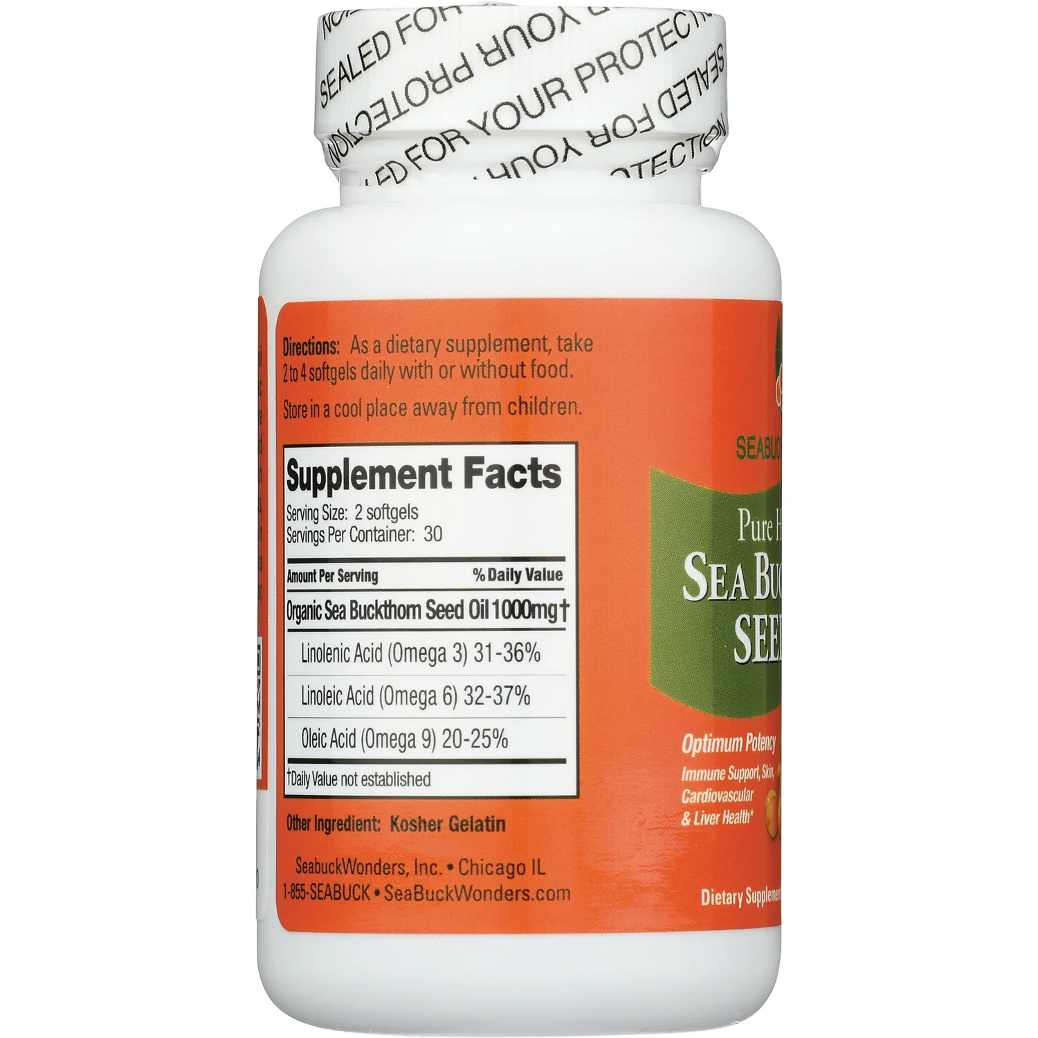 Pure Himalayan Sea Buckthorn Seed Oil - Image 2