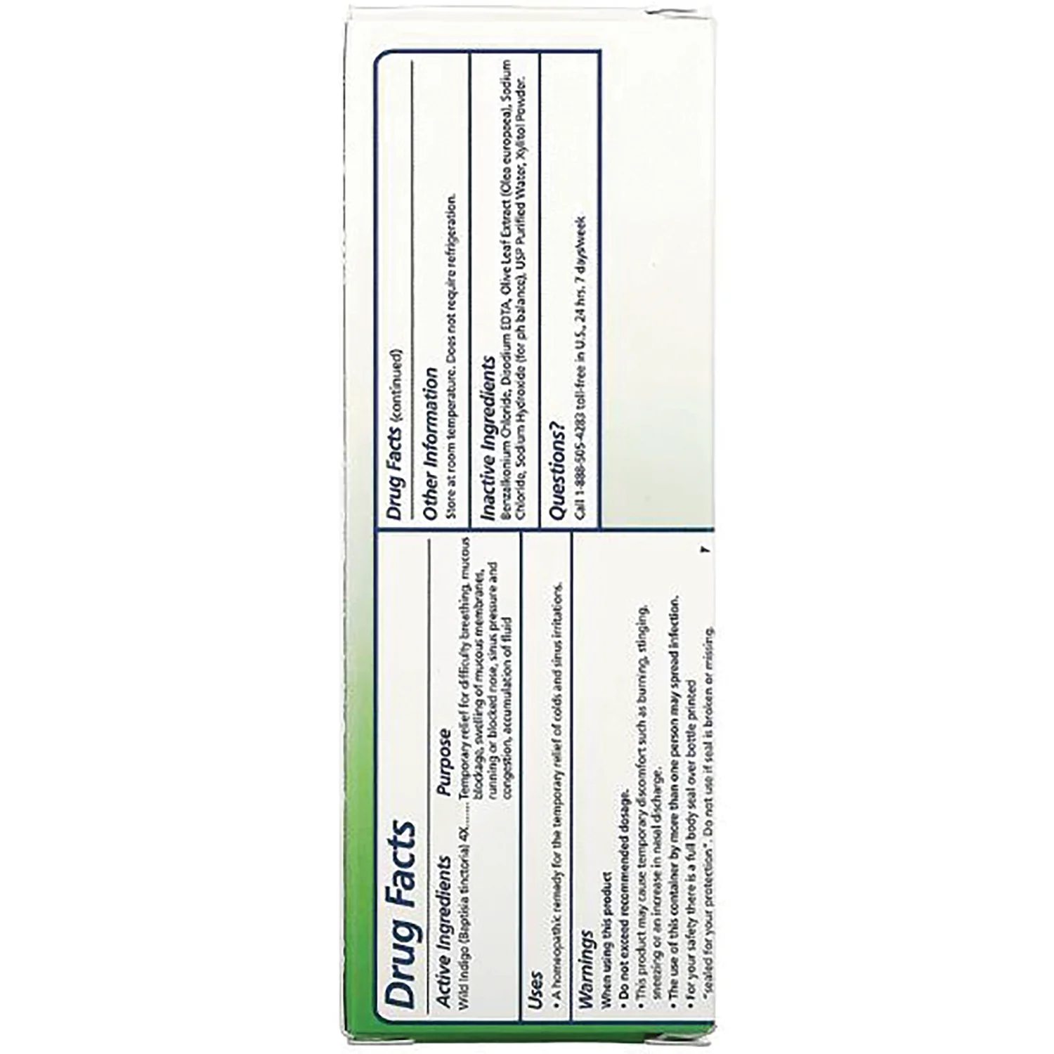 Olive Leaf Homeopathic Nasal Spray - Image 2