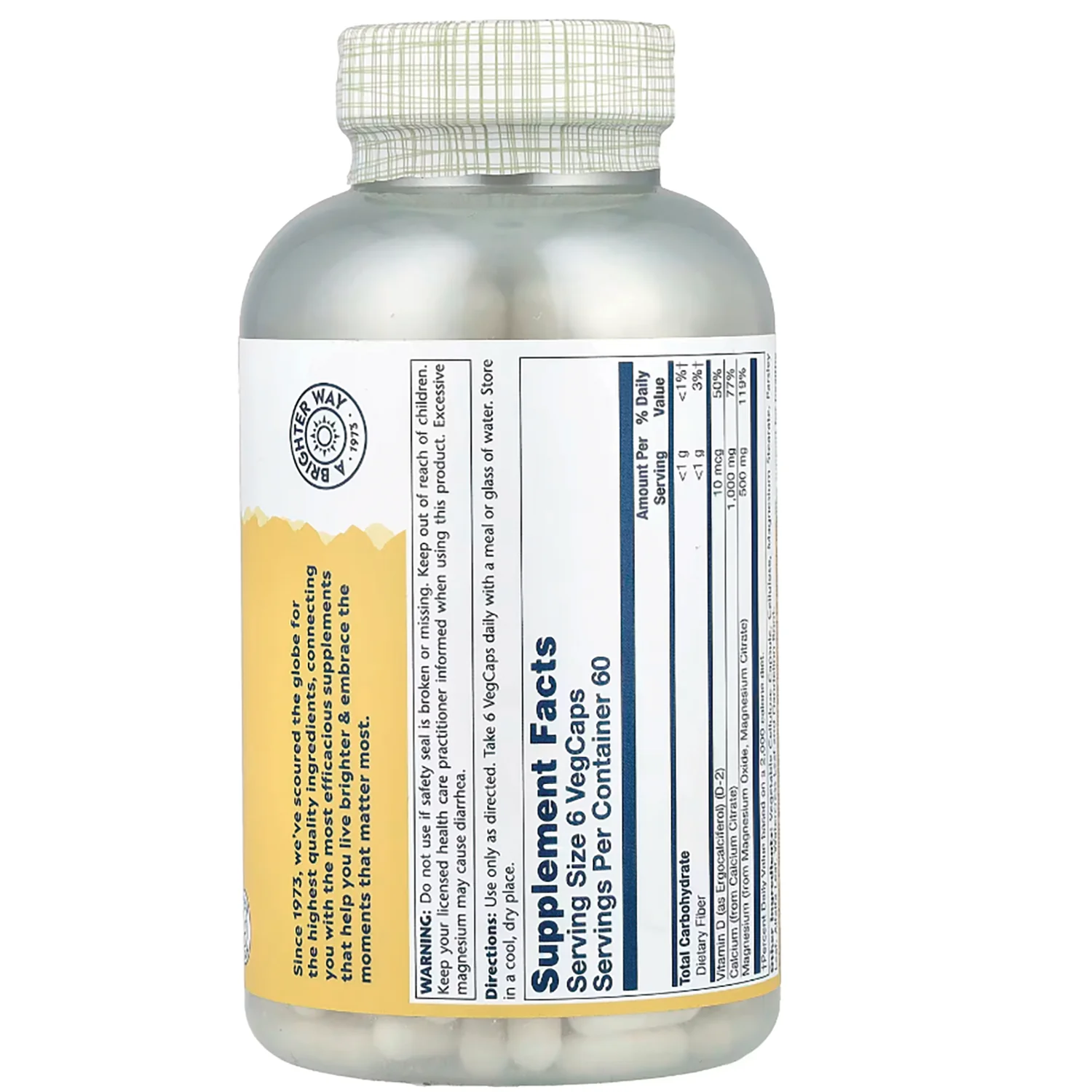 2:1 Ratio Cal-Mag Citrate with D-2 - Image 2