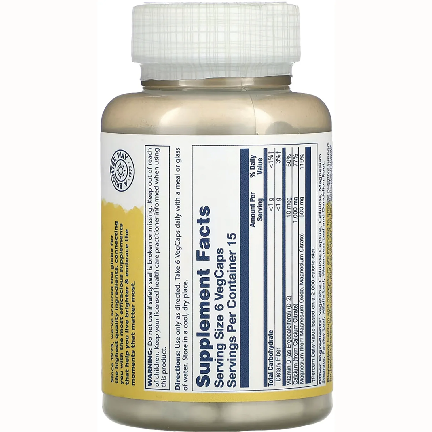 2:1 Ratio Cal-Mag Citrate with Vitamin D-2 - Image 2