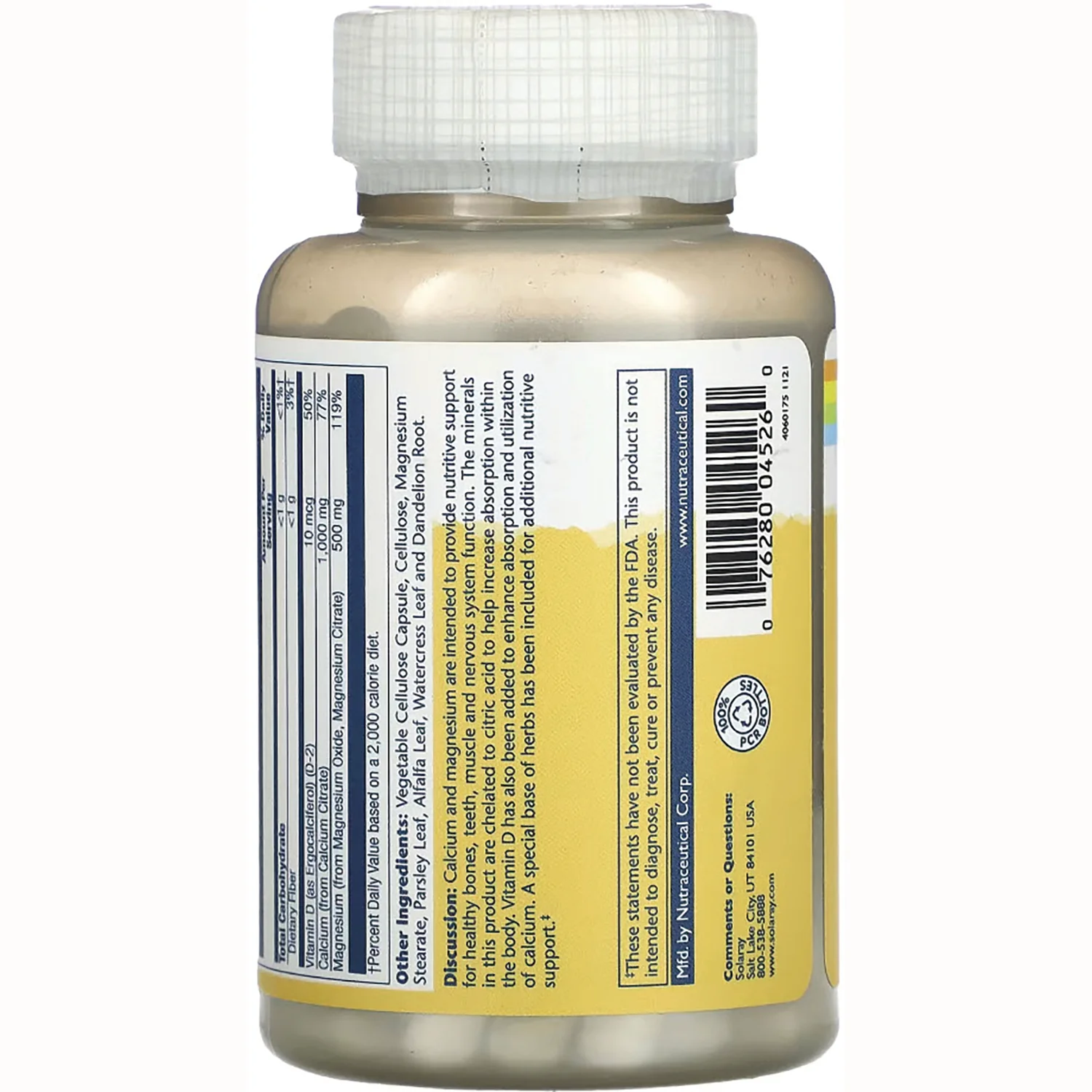 2:1 Ratio Cal-Mag Citrate with Vitamin D-2 - Image 3