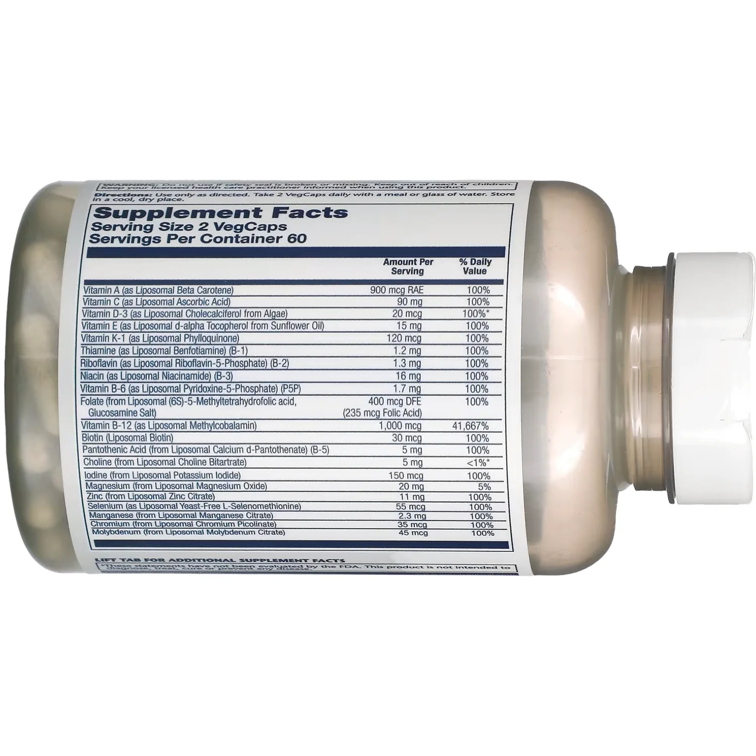 High Potency Liposomal Multivitamin - Men's - Image 2