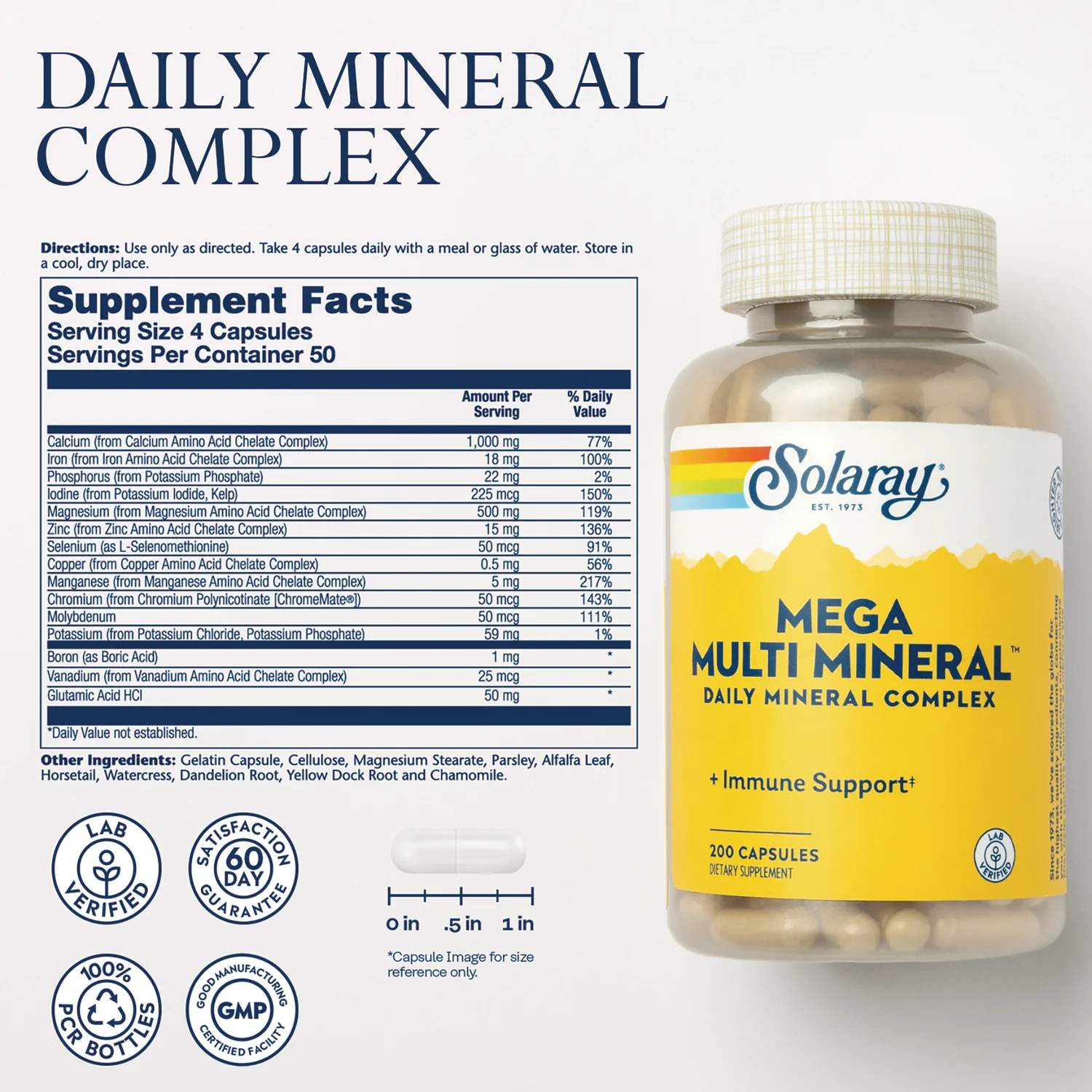 Mega Multi Mineral Daily Mineral Complex - Image 2