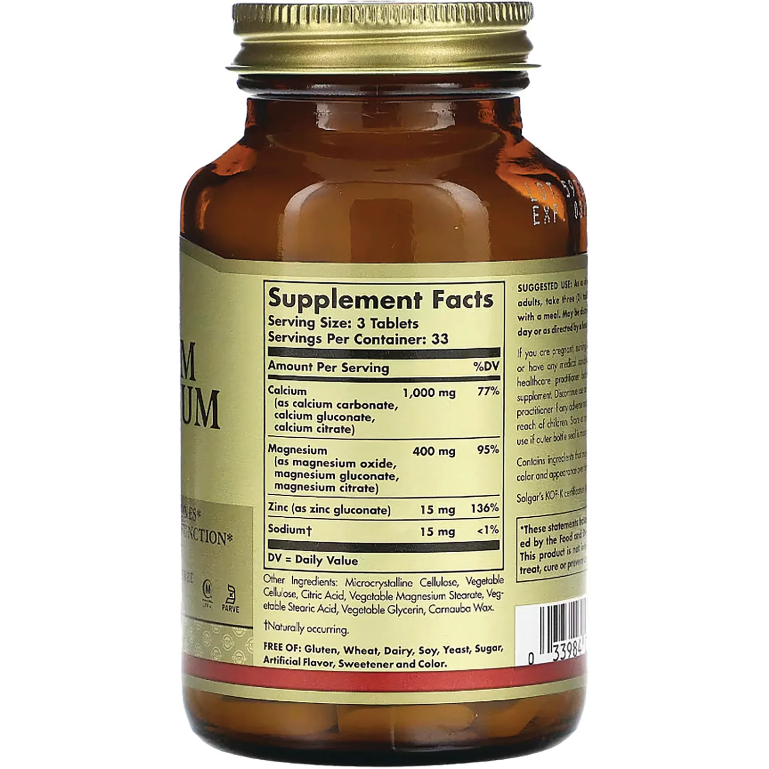 Calcium Magnesium Plus Zinc - Image 2