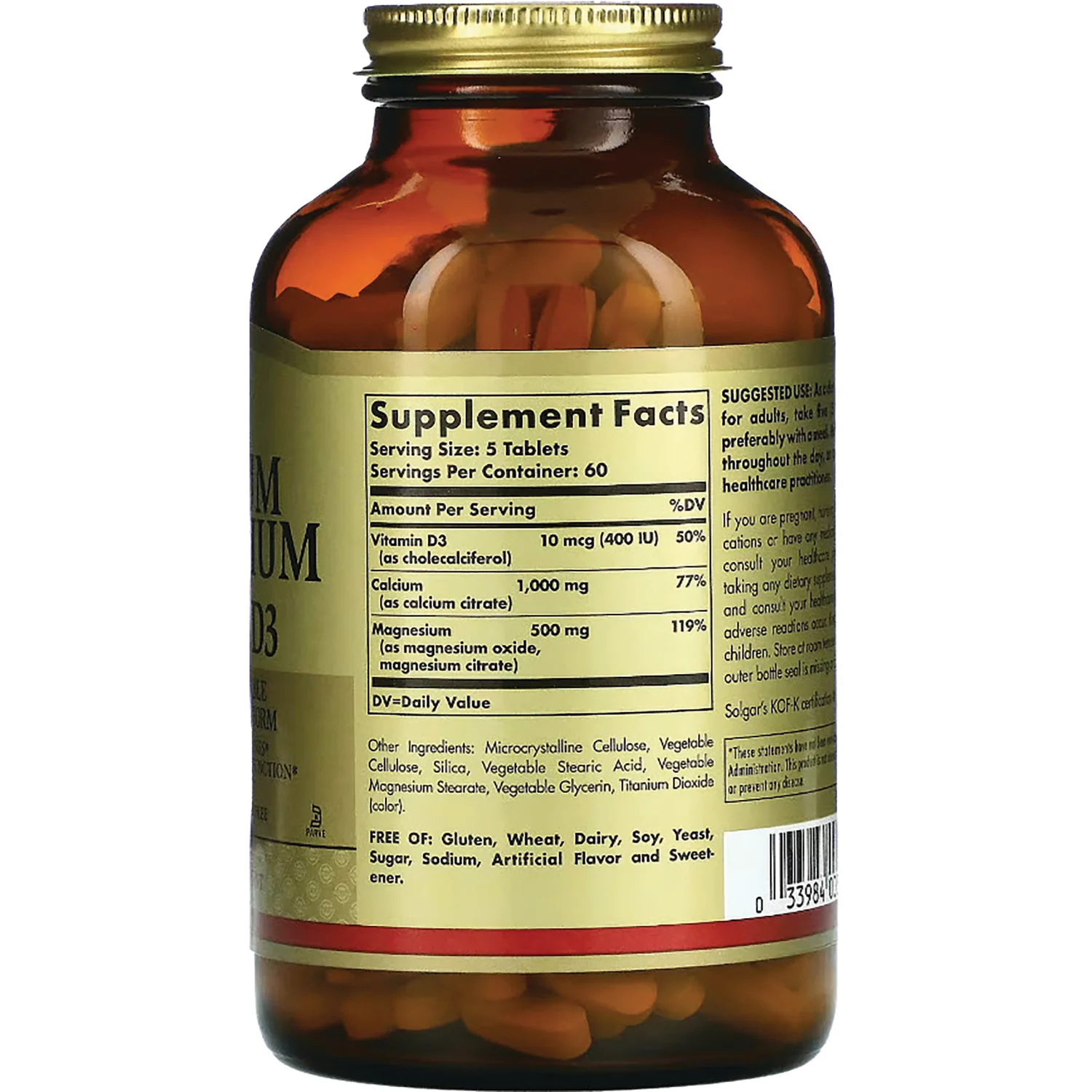 Calcium Magnesium with Vitamin D3 - Image 2