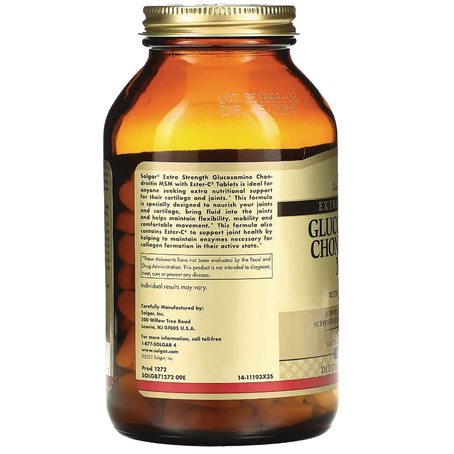 Extra Strength Glucosamine Chondroitin MSM with Ester-C - Image 4
