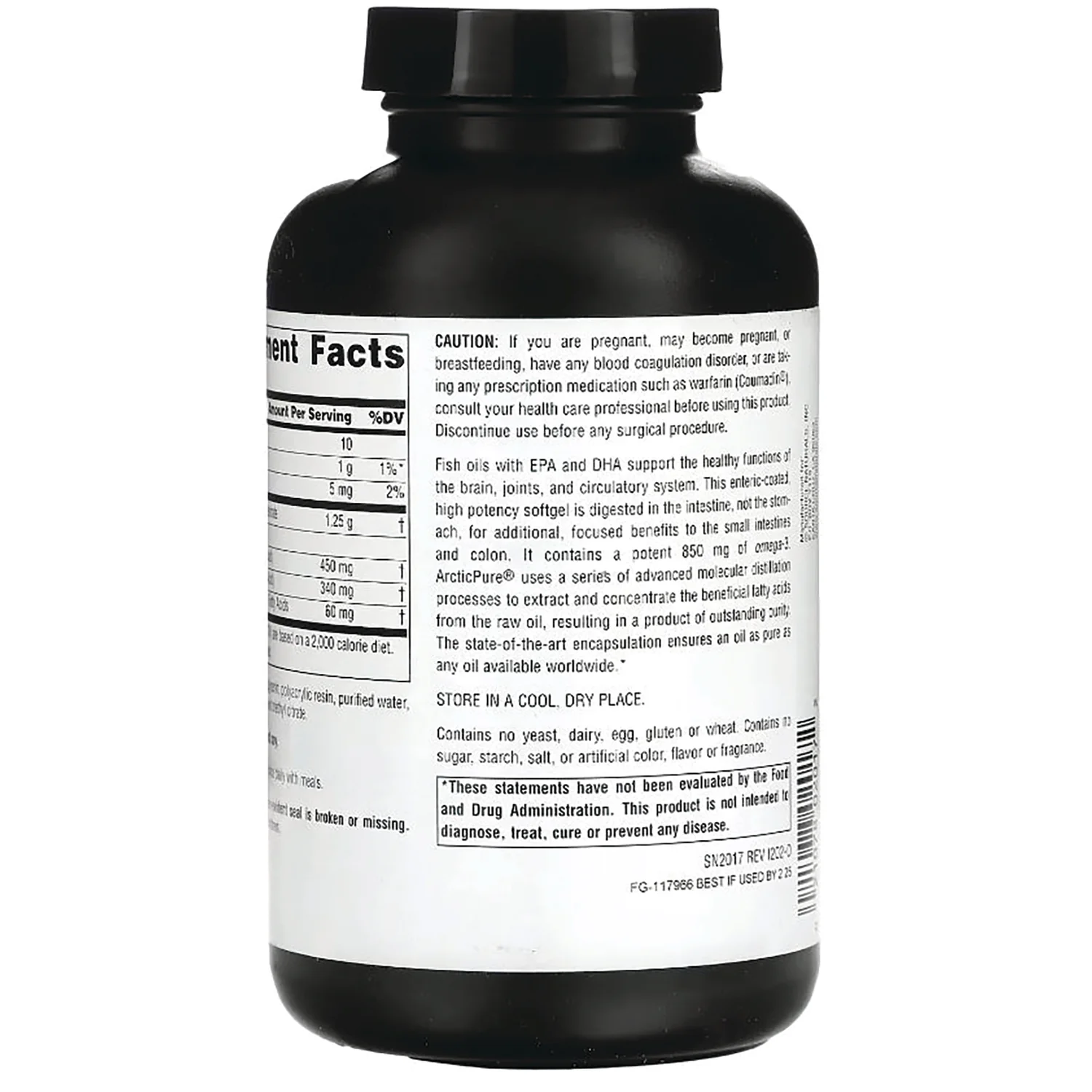 ArcticPure Enteric Coated Ultra Potency Omega-3 Fish Oil - Image 3