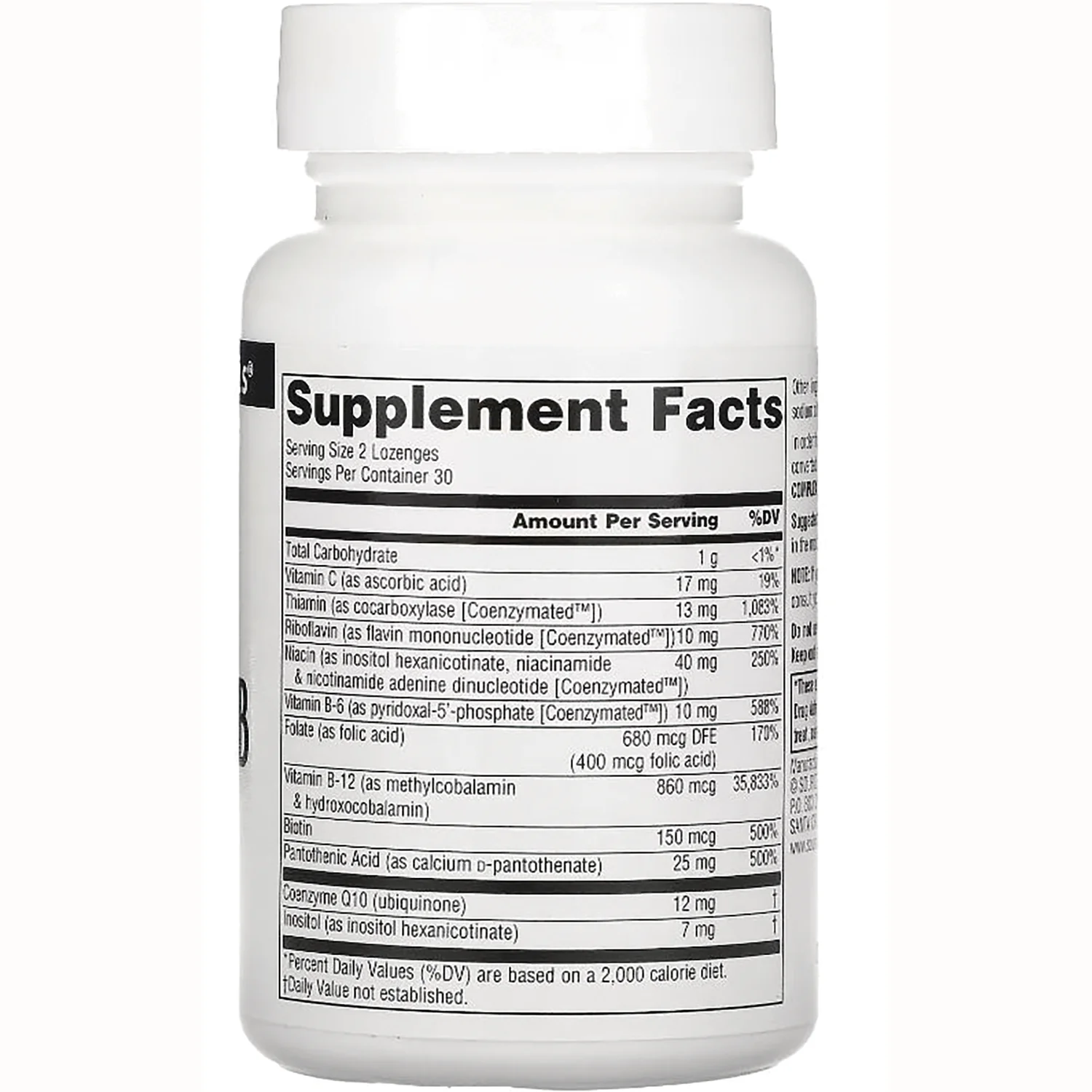 Coenzymate B Complex - Peppermint Flavored Sublingual - Image 2