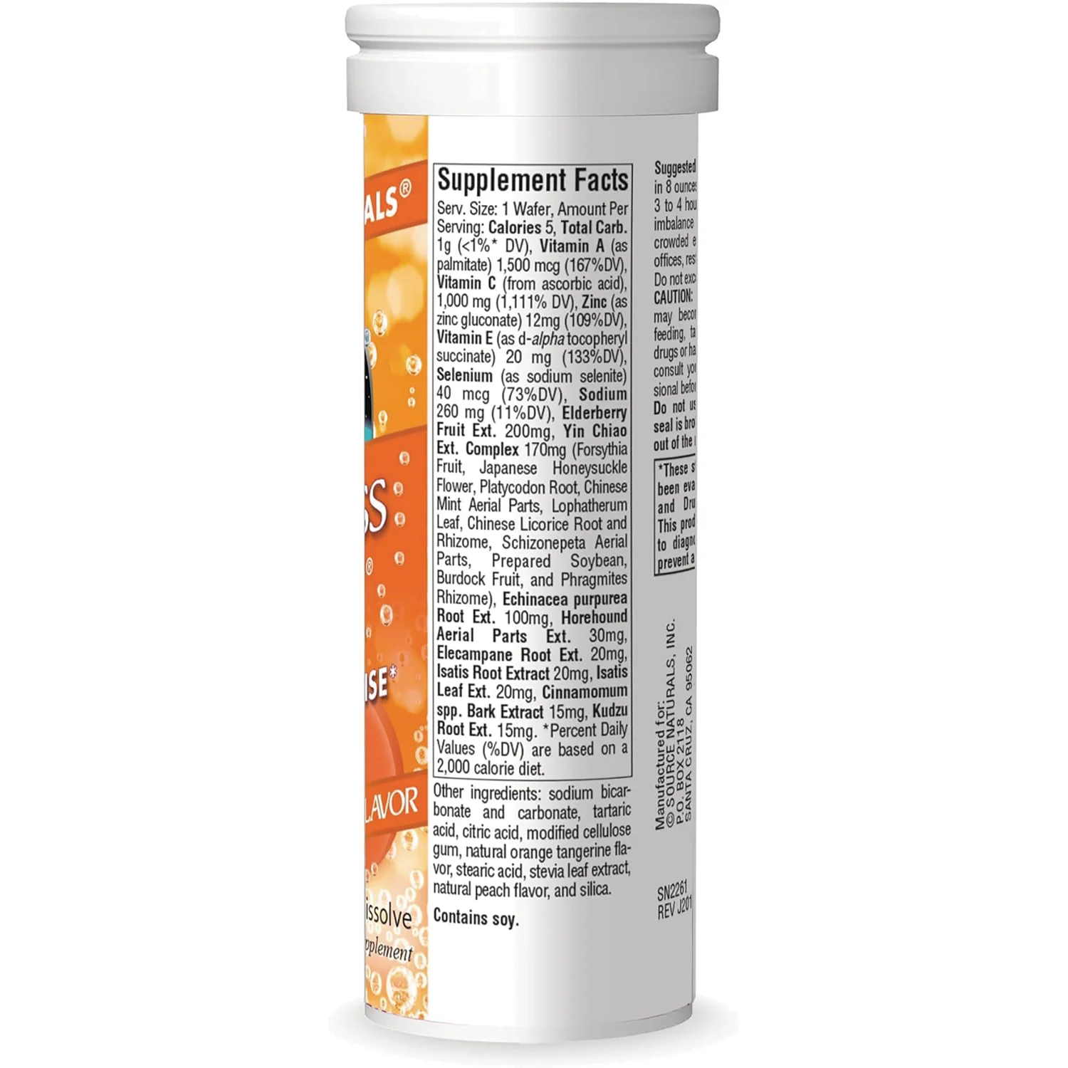 Wellness Fizz Immune Defense - Natural Orange - Image 2