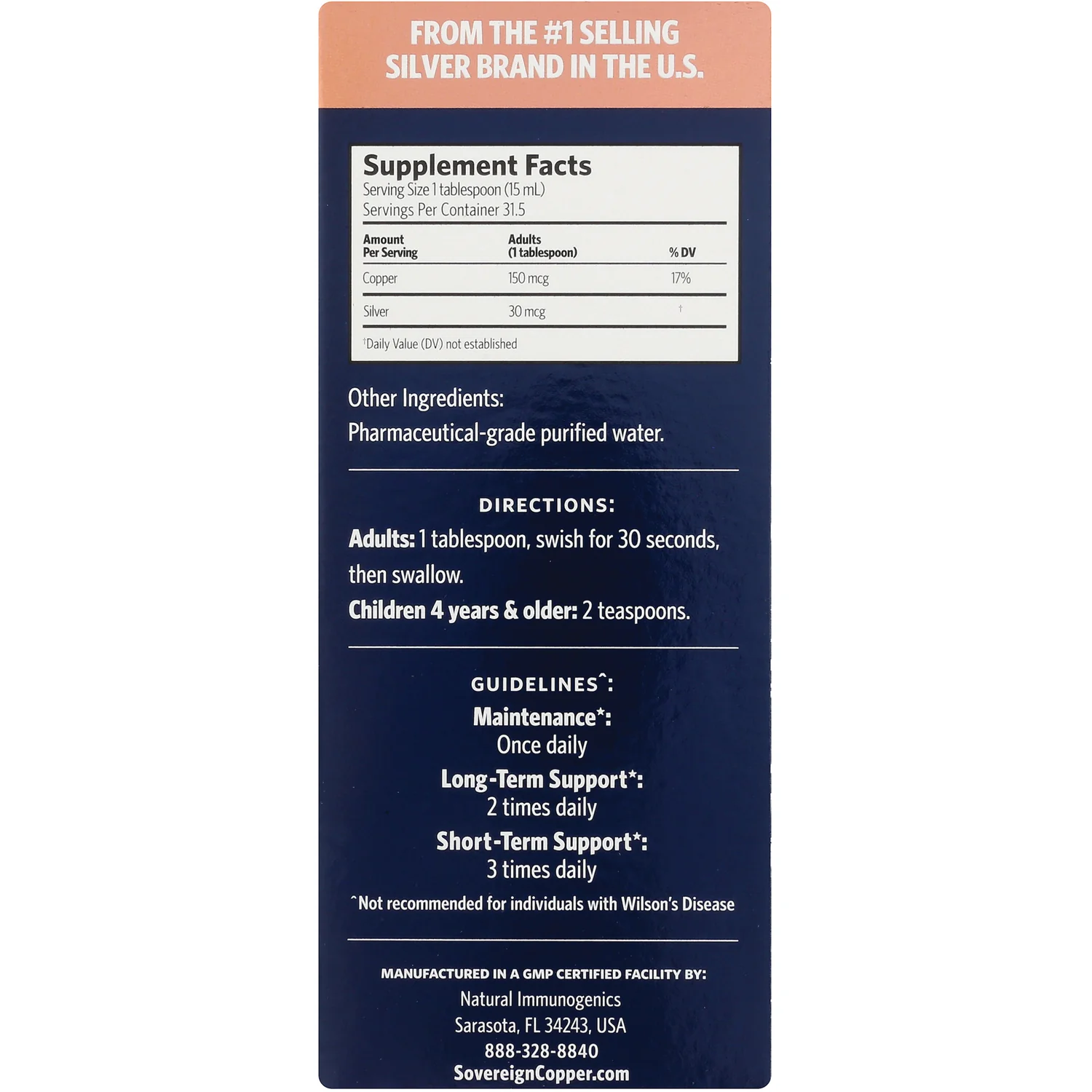 Sovereign Copper Bio-Active Copper Hydrosol - Image 2