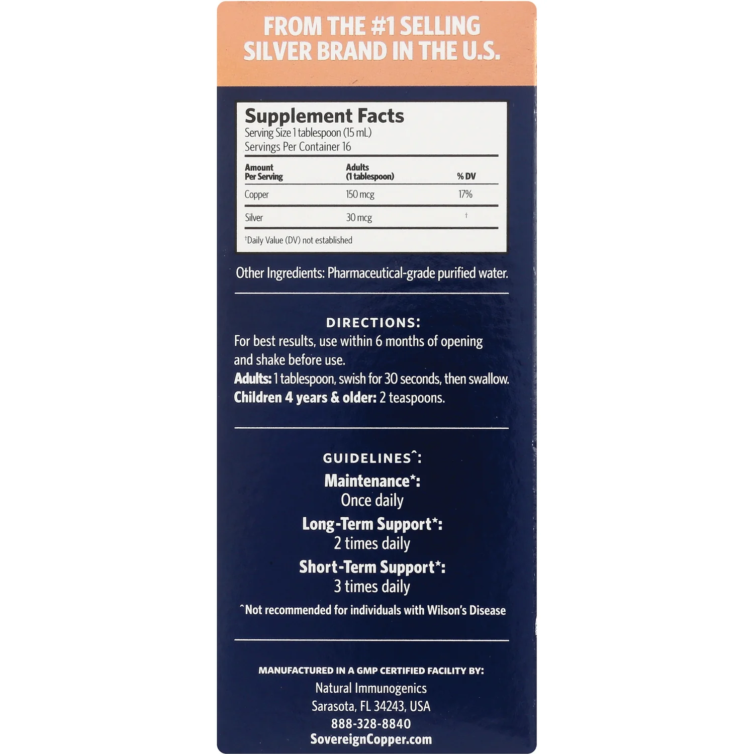 Sovereign Copper Bio-Active Copper Hydrosol - Image 2