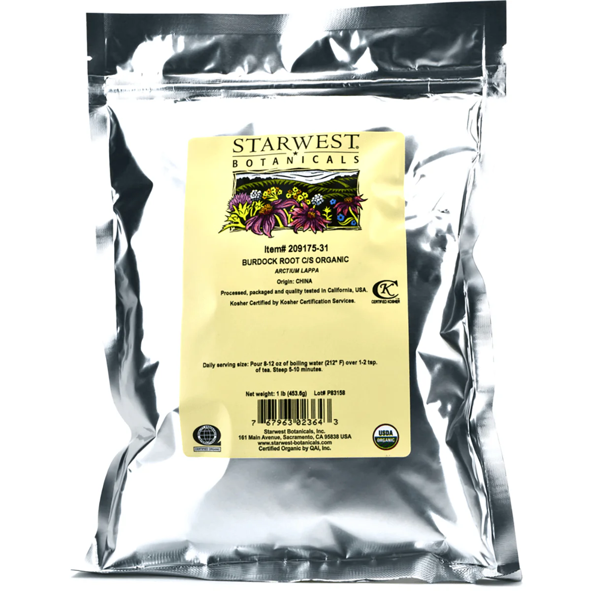 Burdock Root C/S Organic