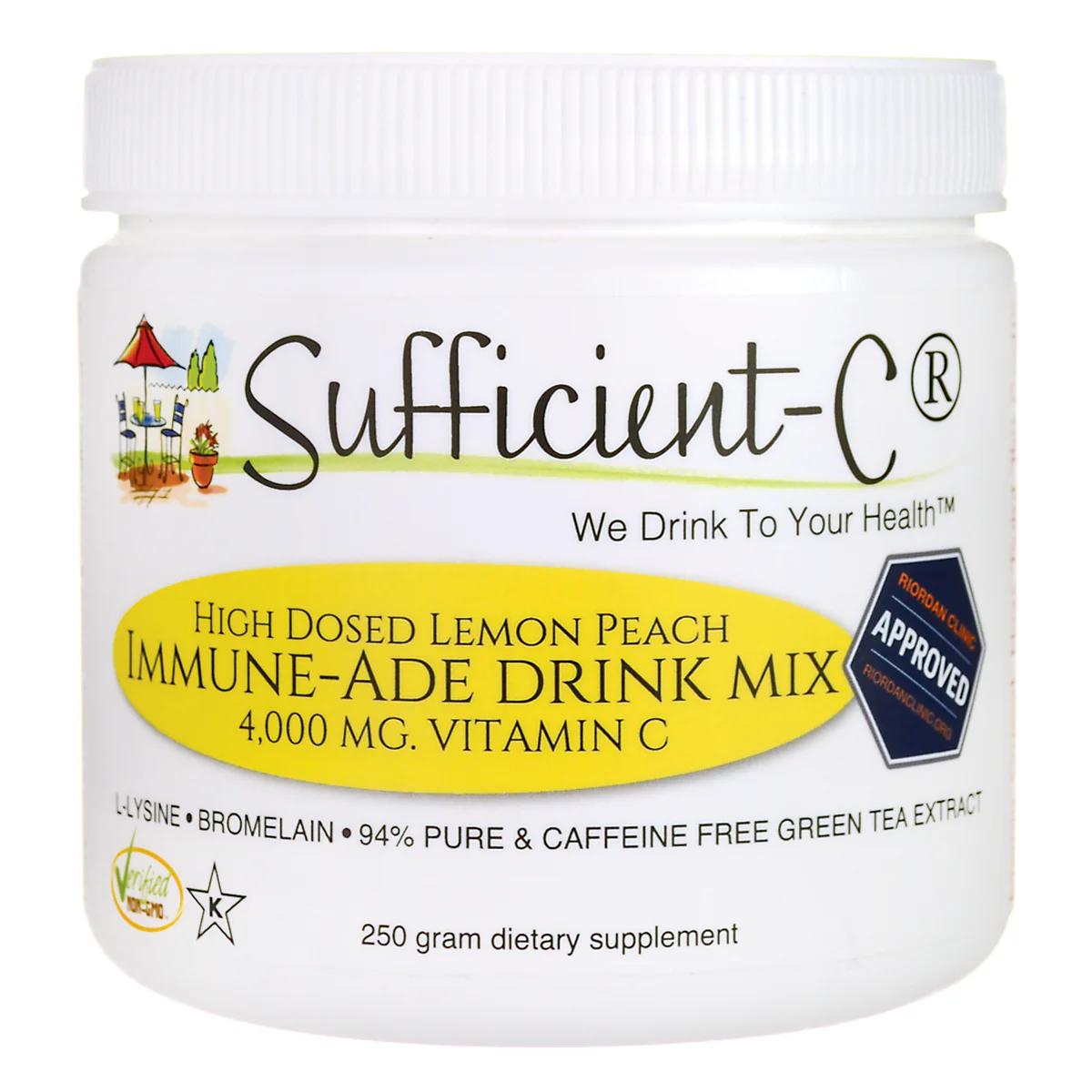 High Dosed Immune-Ade Drink Mix - Lemon Peach - Image 2