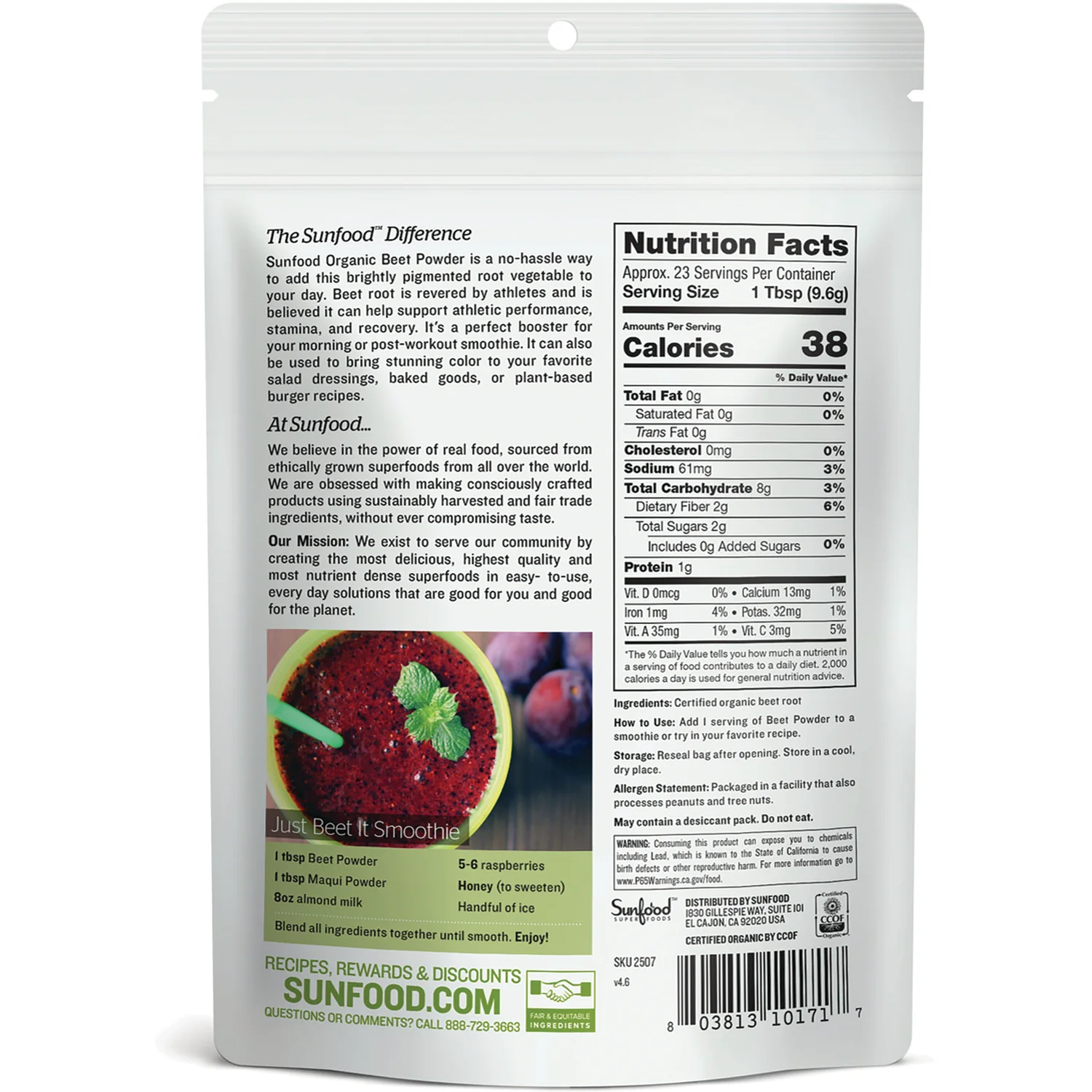 Organic Beet Powder - Image 2