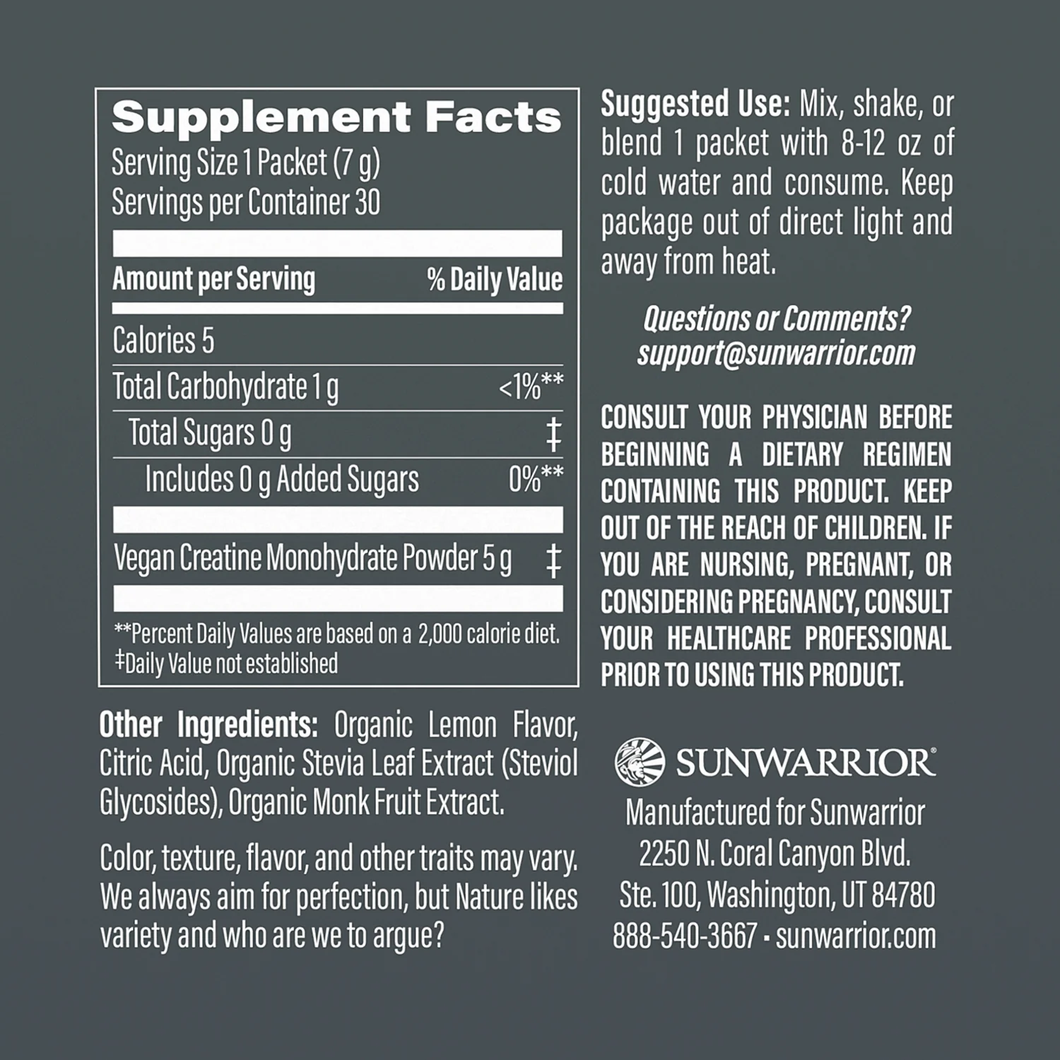 Active Creatine Monohydrate - Lemonade - Image 2