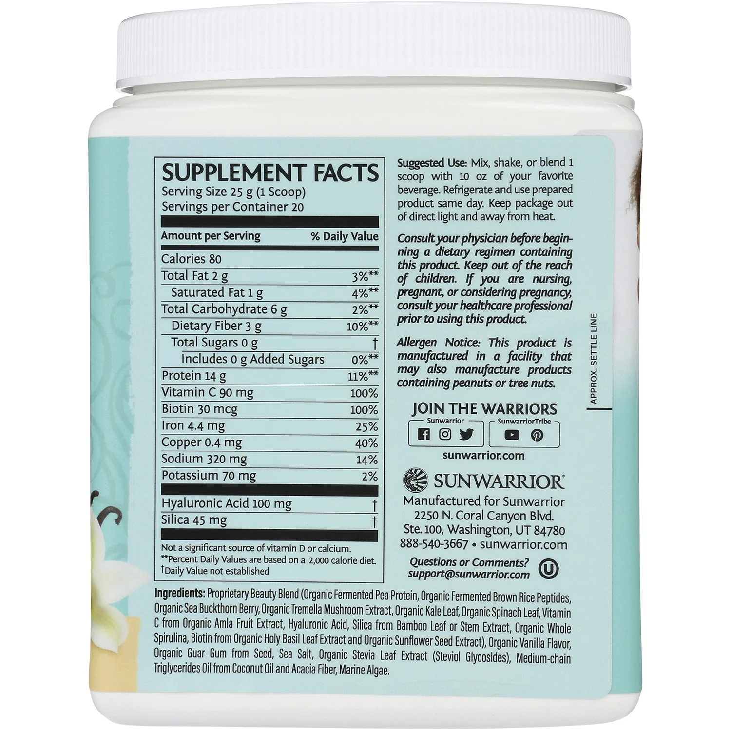 Collagen Building Protein Peptides - Tahitian Vanilla - Image 2