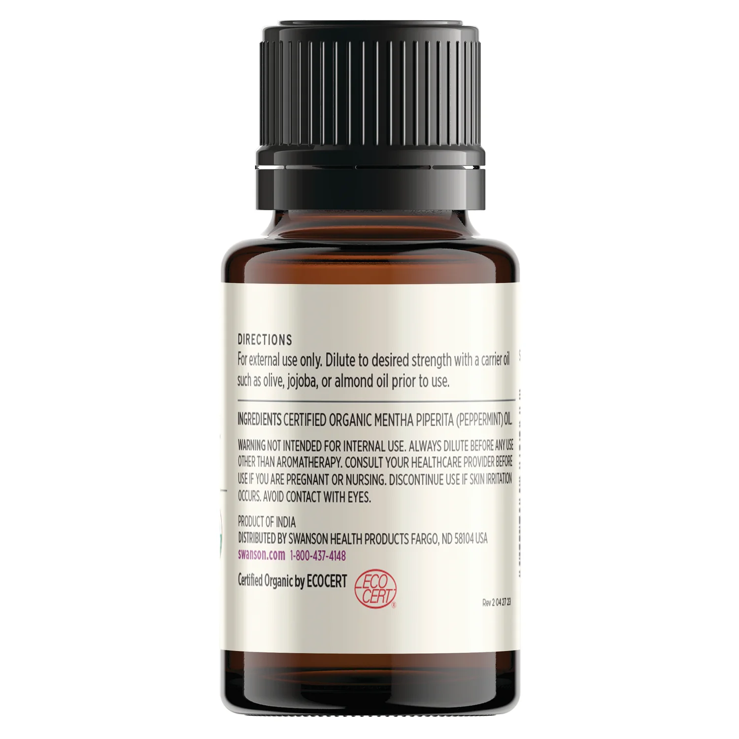 Certified Organic Peppermint Essential Oil - Image 2