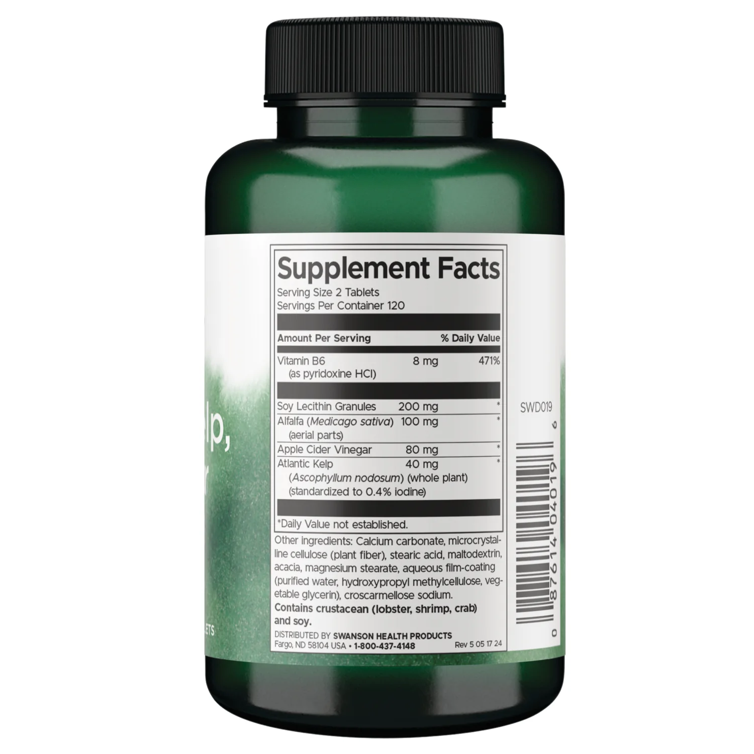 Lecithin, Kelp, B6, & Cider Vinegar - Image 2
