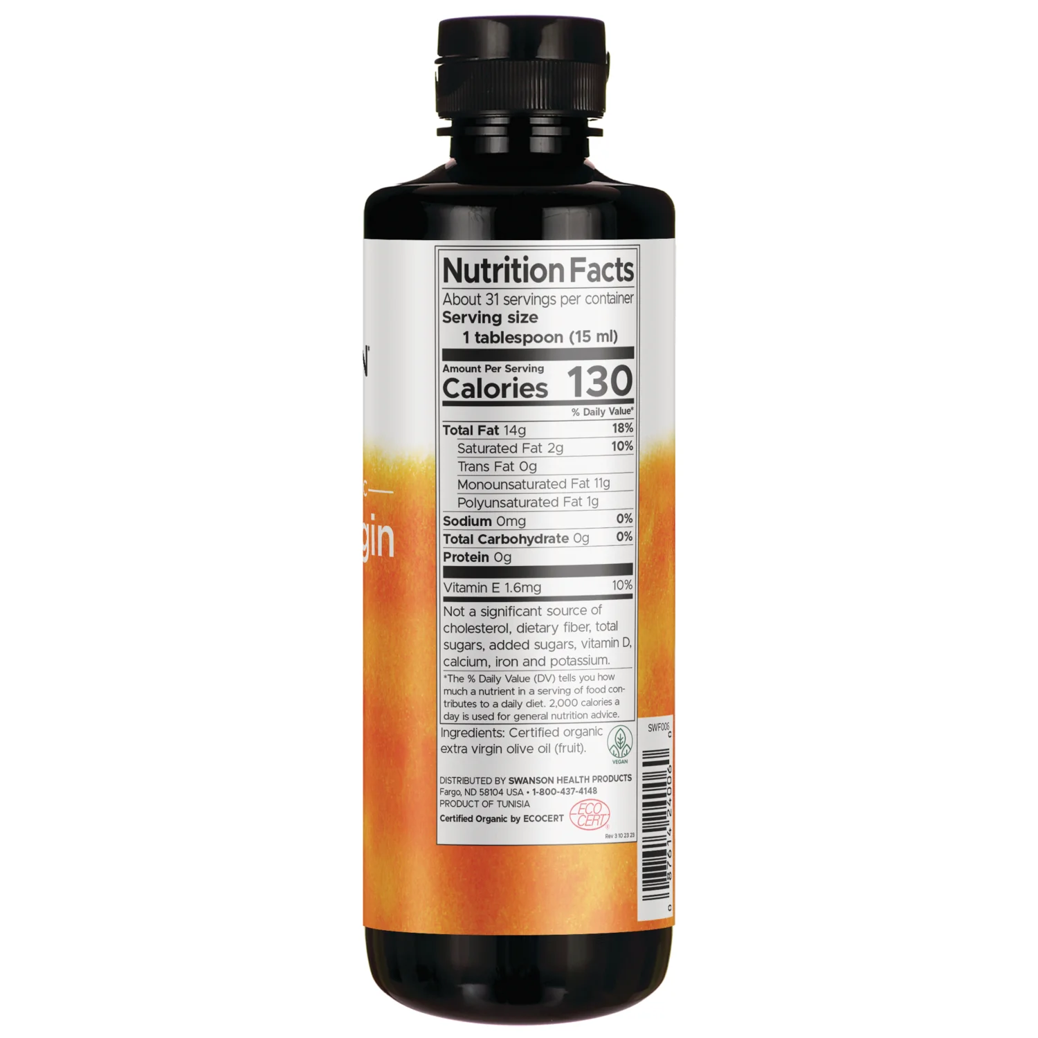 Certified Organic Extra Virgin Olive Oil - Cold Pressed - Image 2