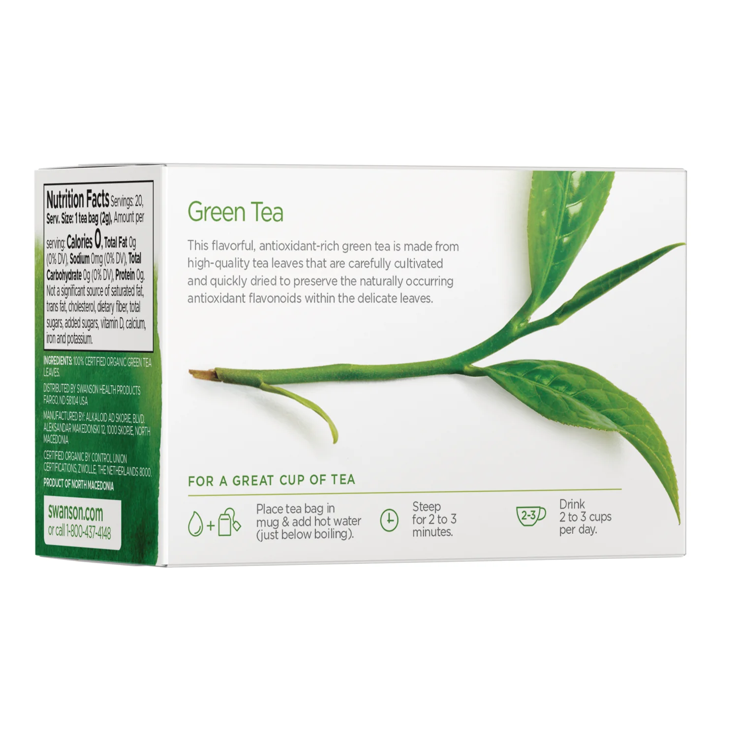 100% Organic Green Tea - Image 2